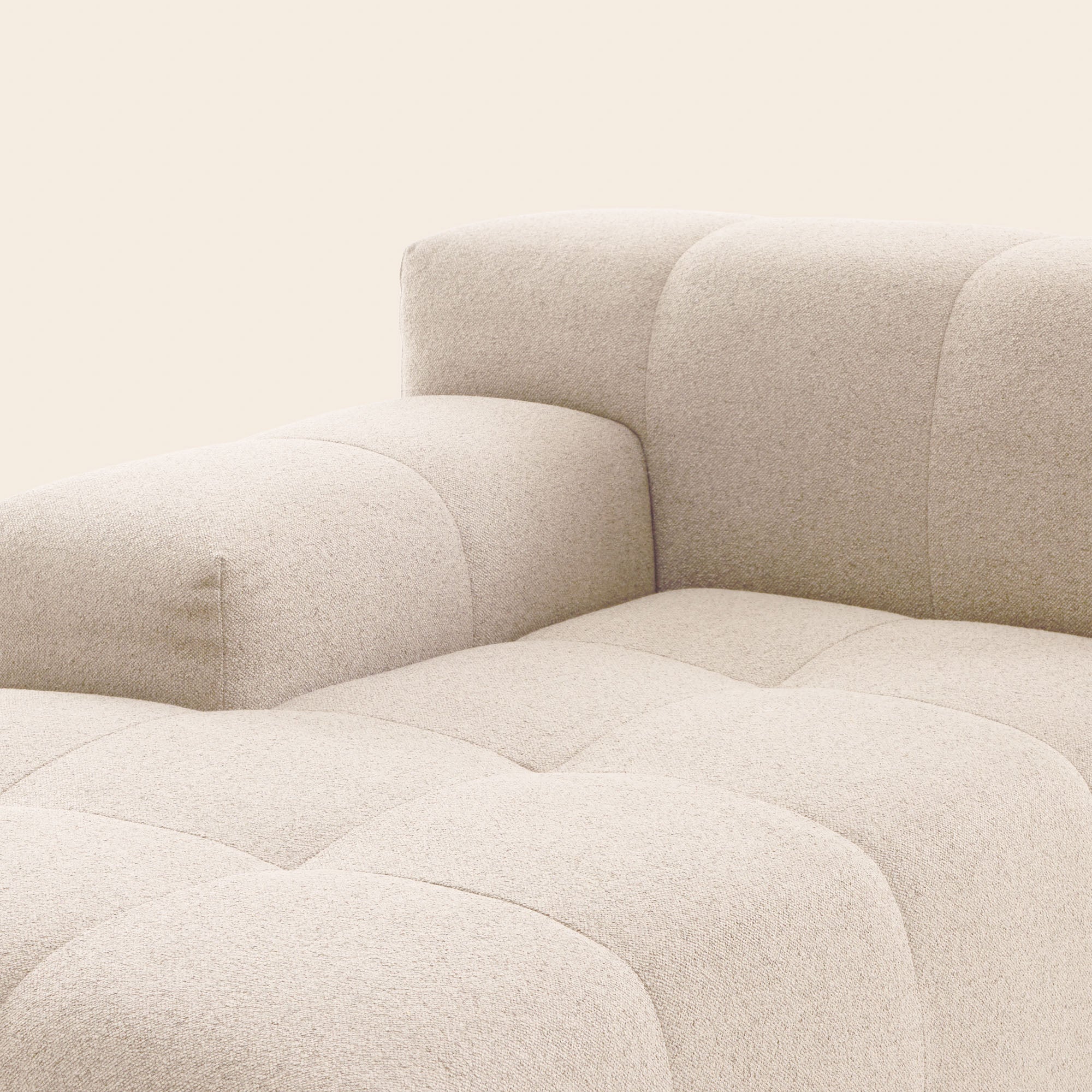 Méridienne modulable G UBERTO glory naturel