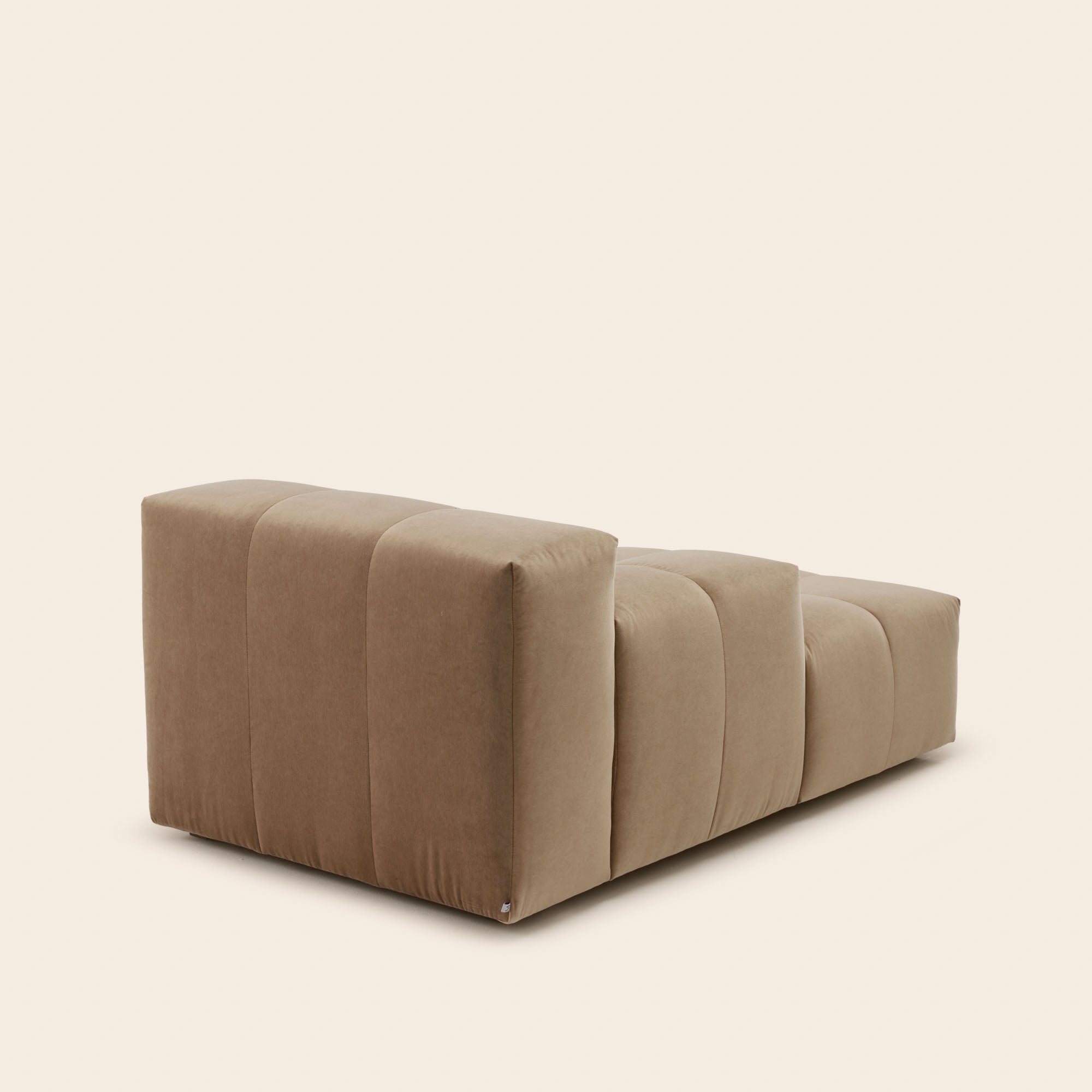 Méridienne modulable G UBERTO opal beige chaud