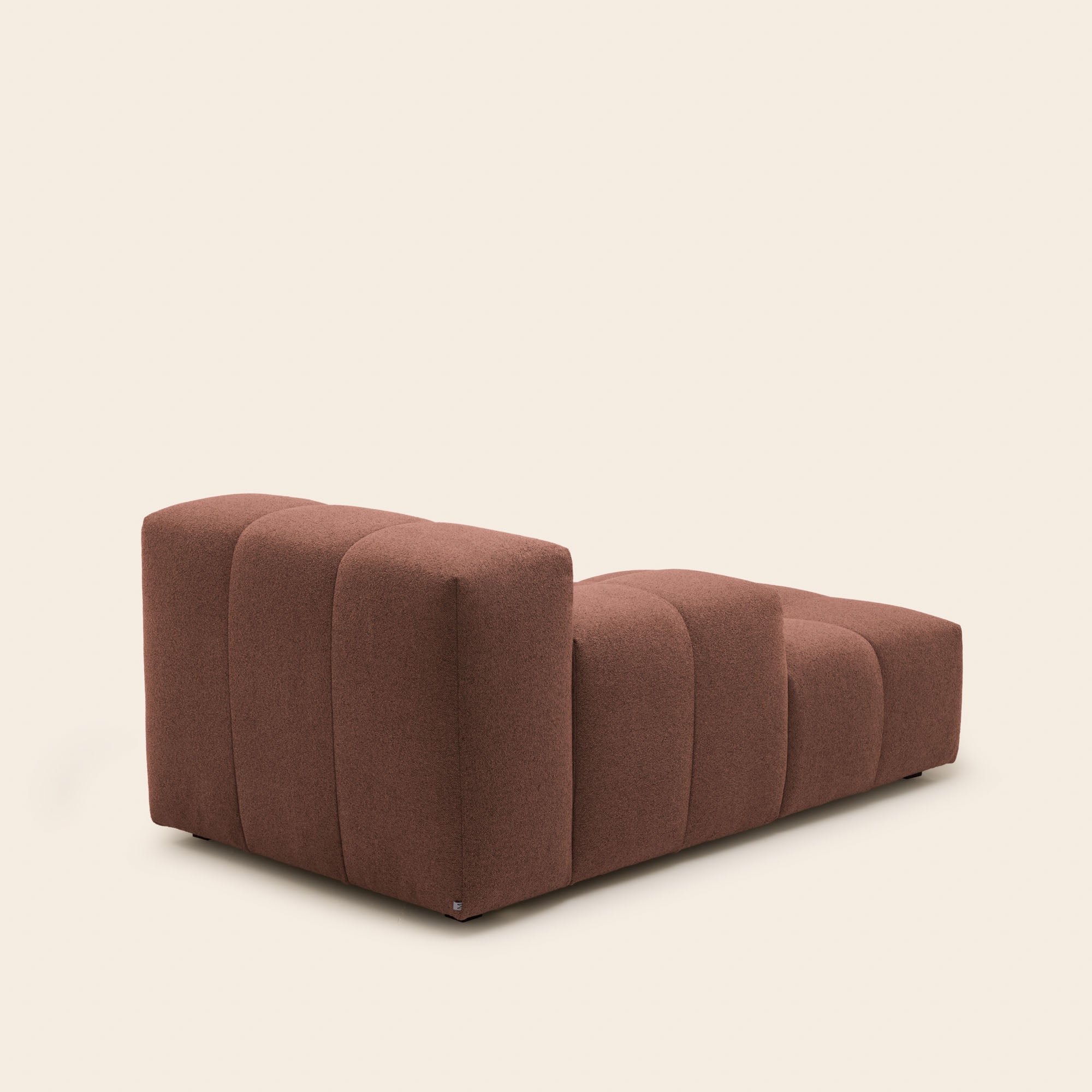 Méridienne modulable G UBERTO glory rouille