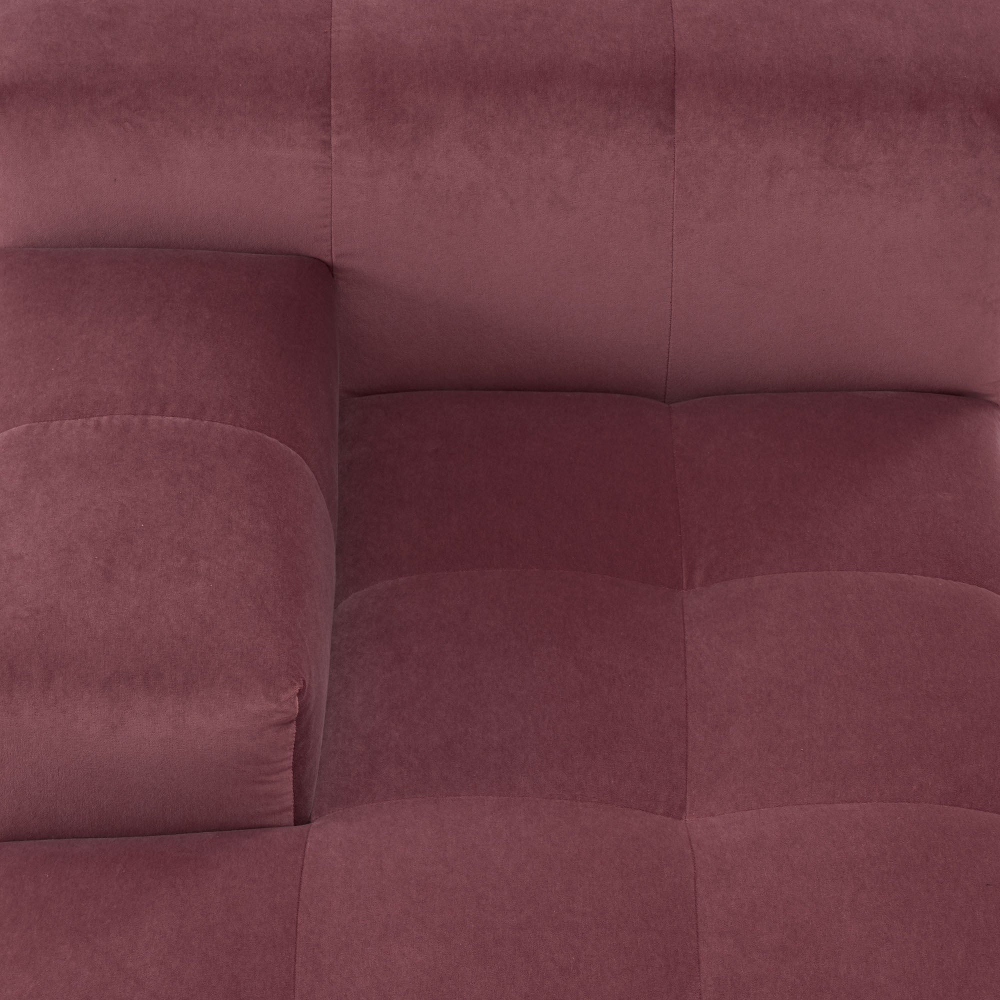 Méridienne modulable G UBERTO opal aubergine douce