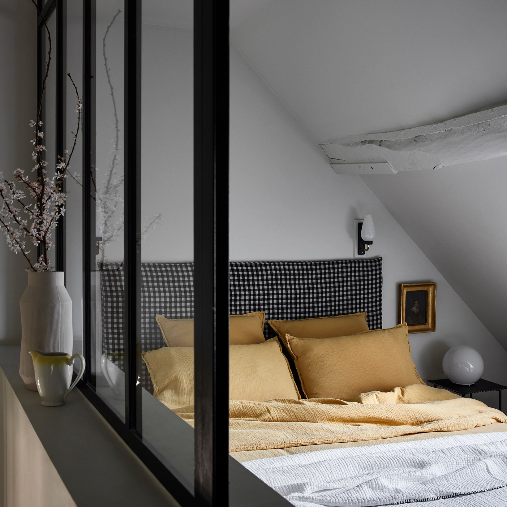 Parure de lit LOU jaune paille