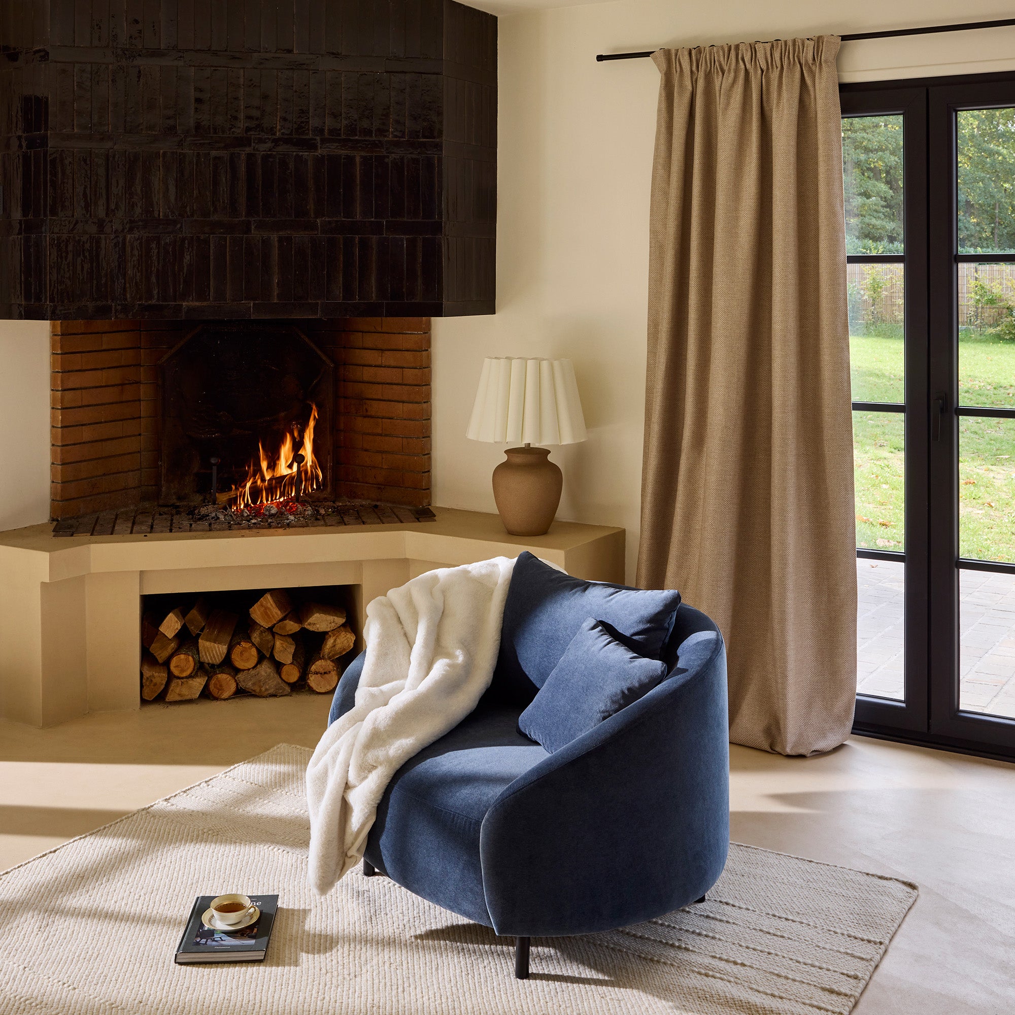 Plaid BIANCA blanc hermine