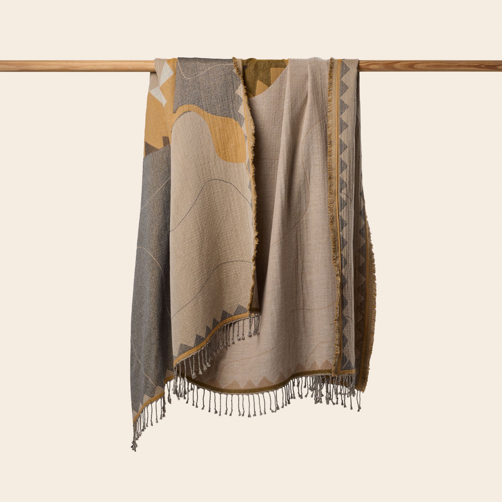 Coperta TEOTI naturale e pitone dorato
