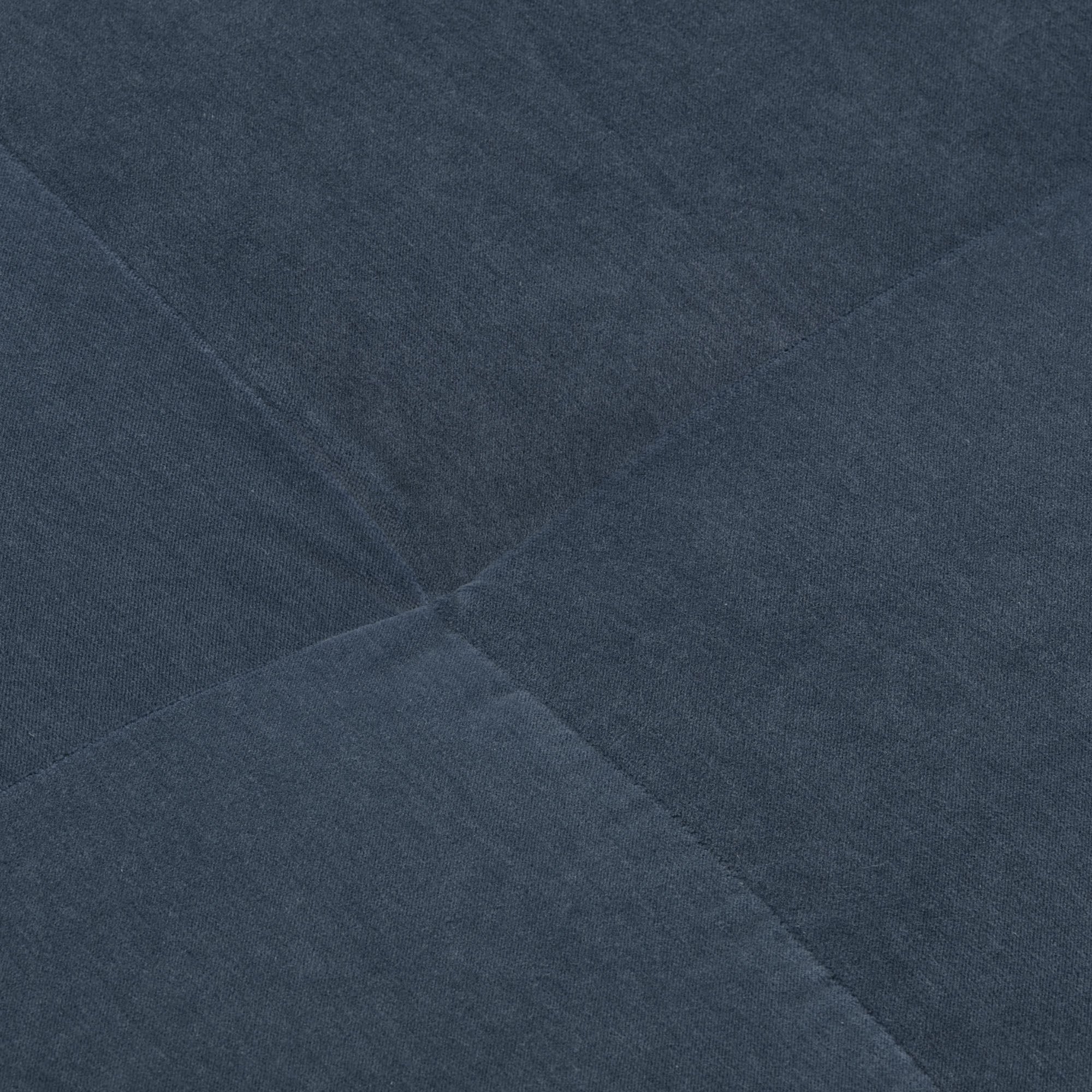 Pouf modulable UBERTO opal bleu de gris