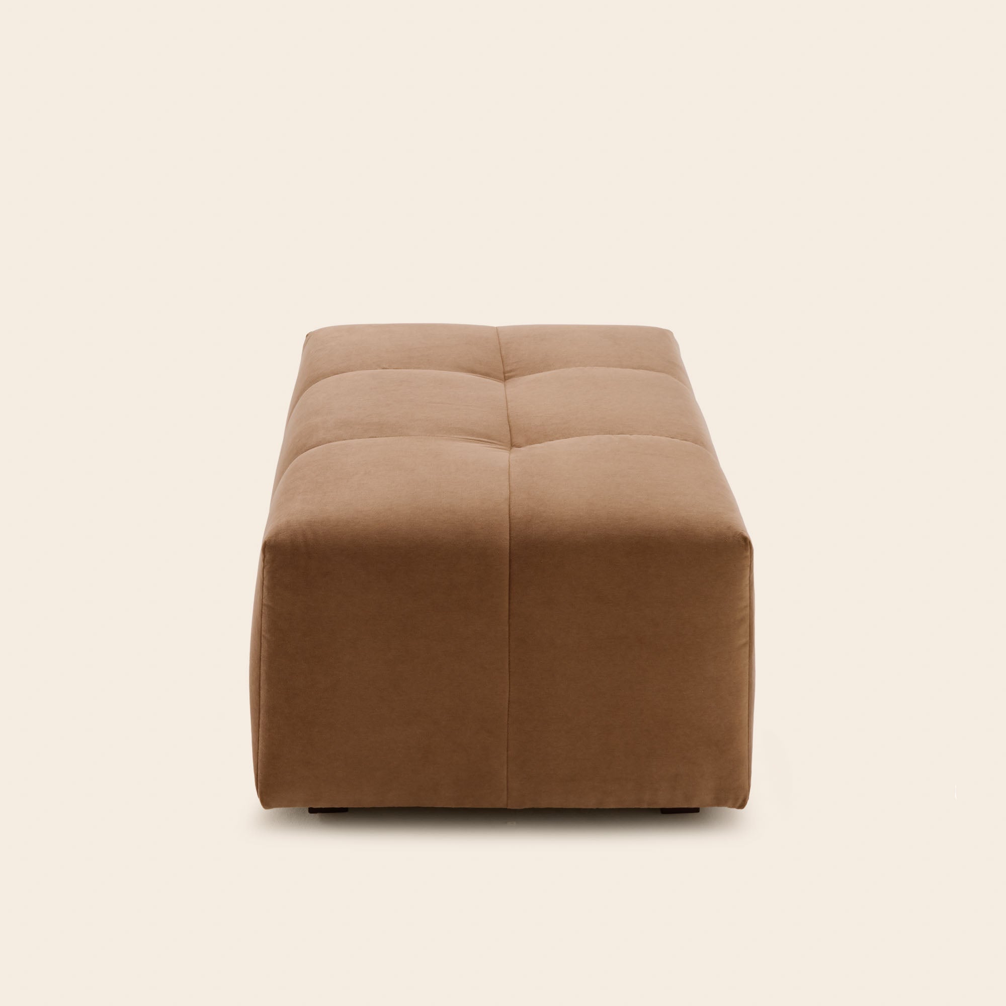 Pouf modulable UBERTO opal caramel