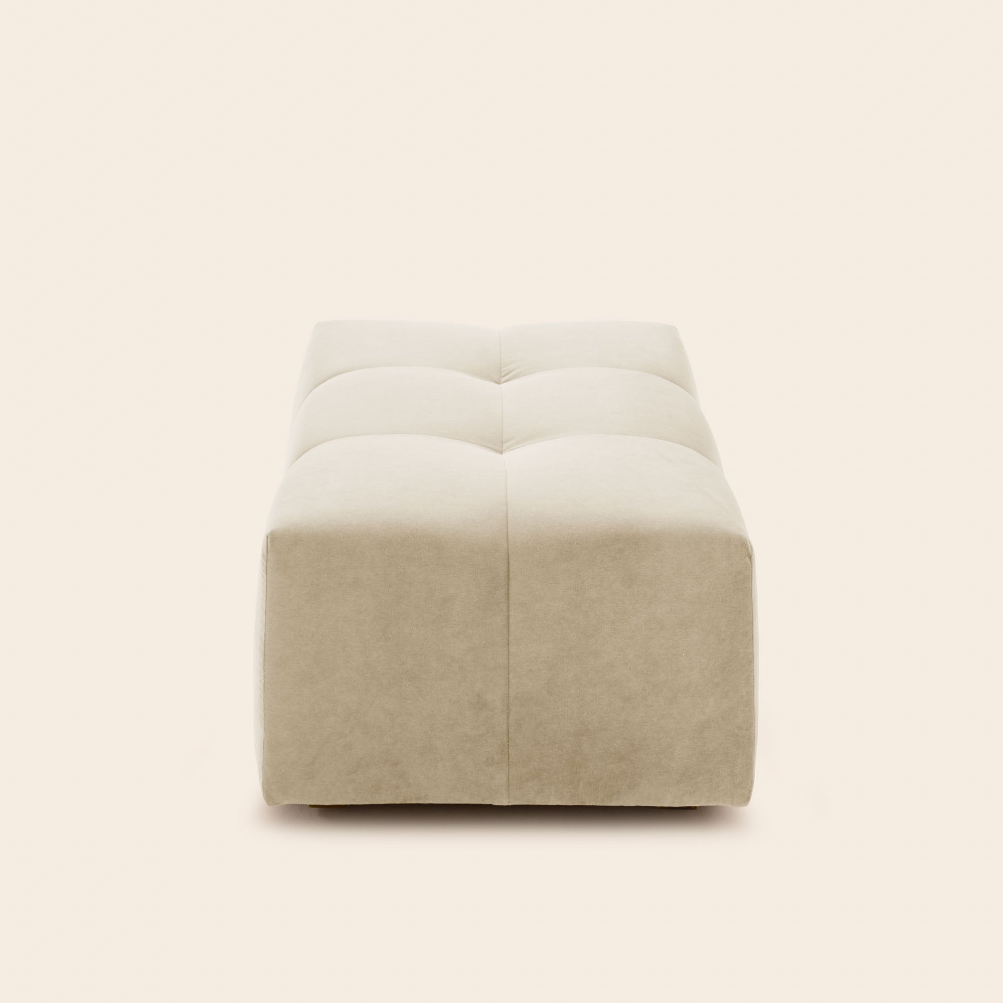 Pouf modulable UBERTO opal sable doux