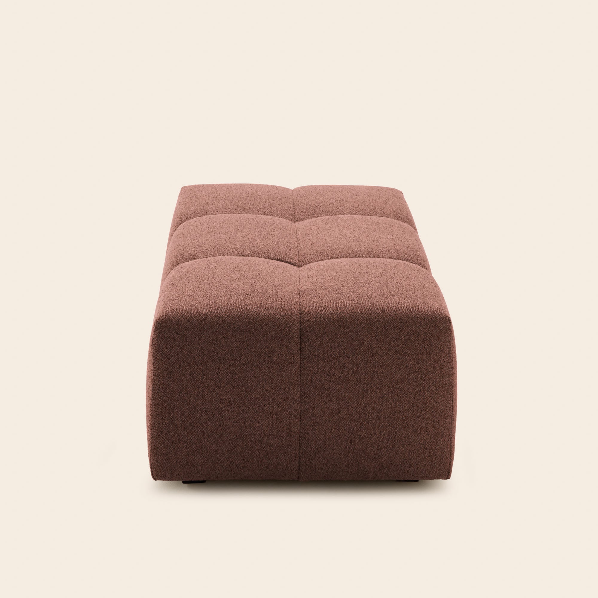 Pouf modulable UBERTO glory rouille