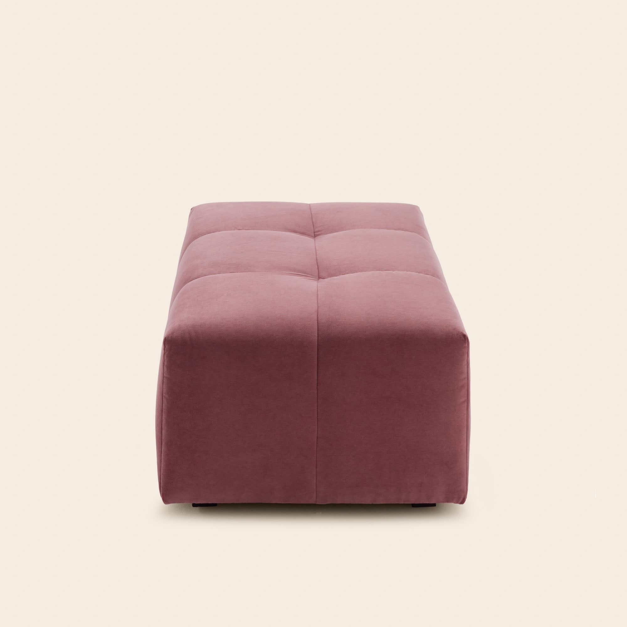 Pouf modulable UBERTO opal aubergine douce