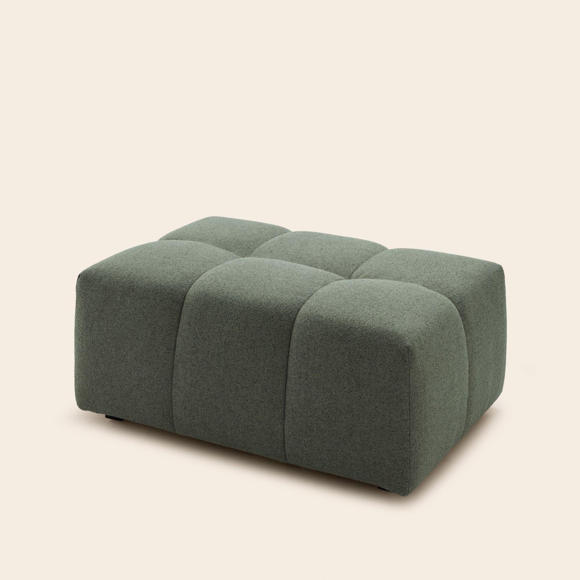 Pouf modulable UBERTO glory vert forêt