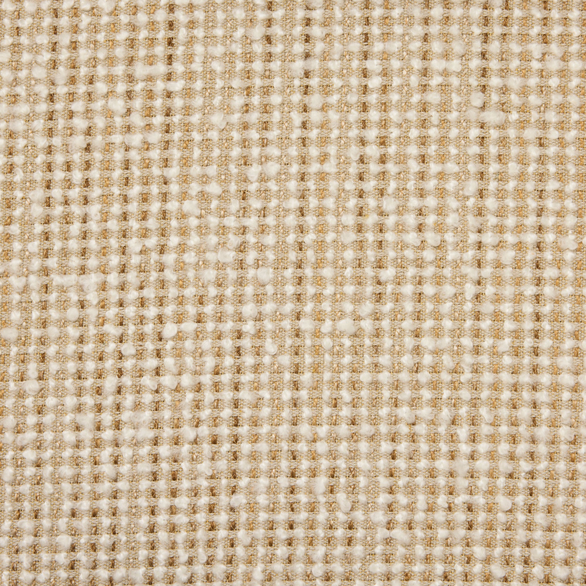 Pouf ARNEL pietro ivoire et naturel
