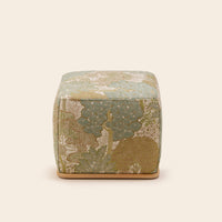Pouf ARNEL alisia naturel et vert