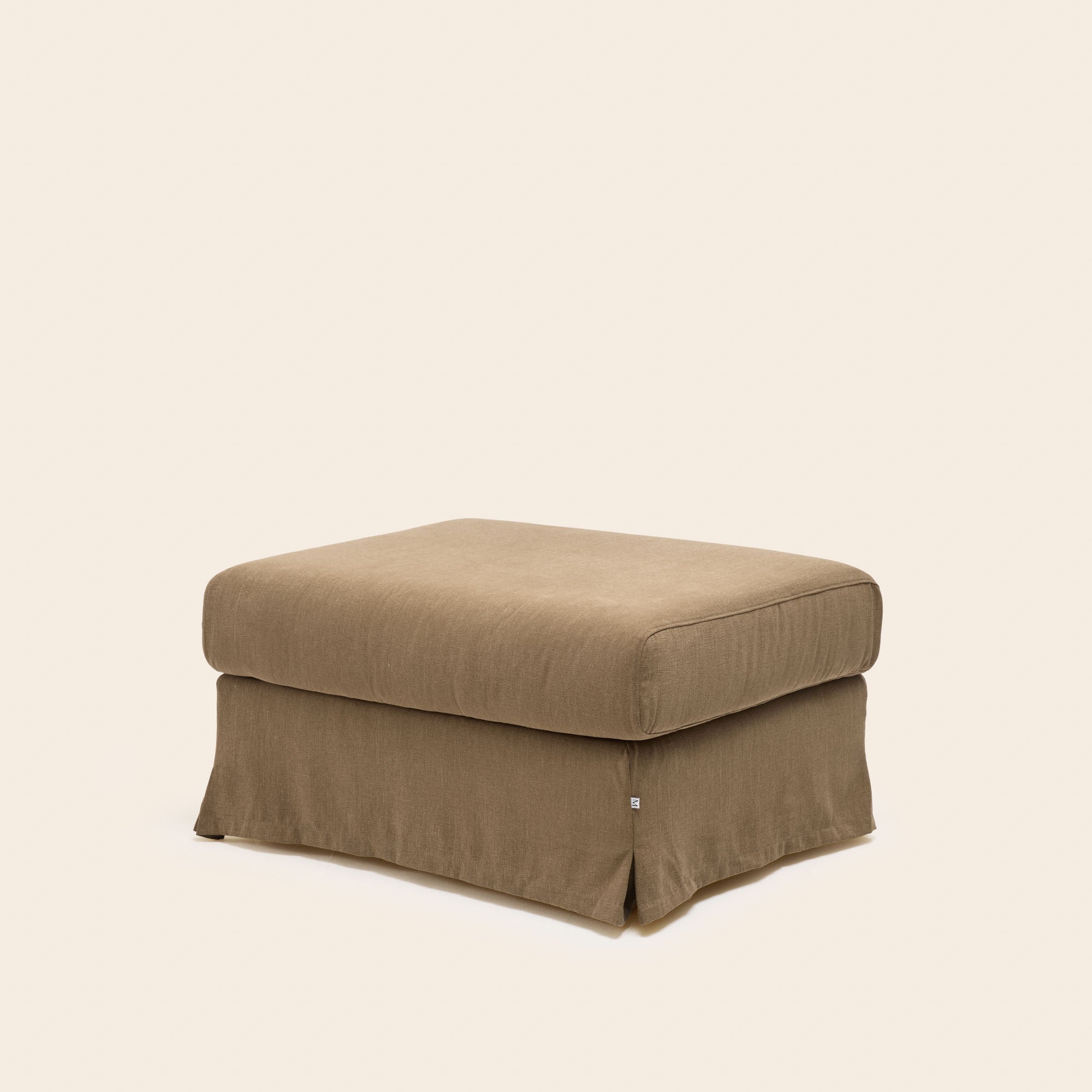 Fauteuil CLARIBEL toile brun chaud