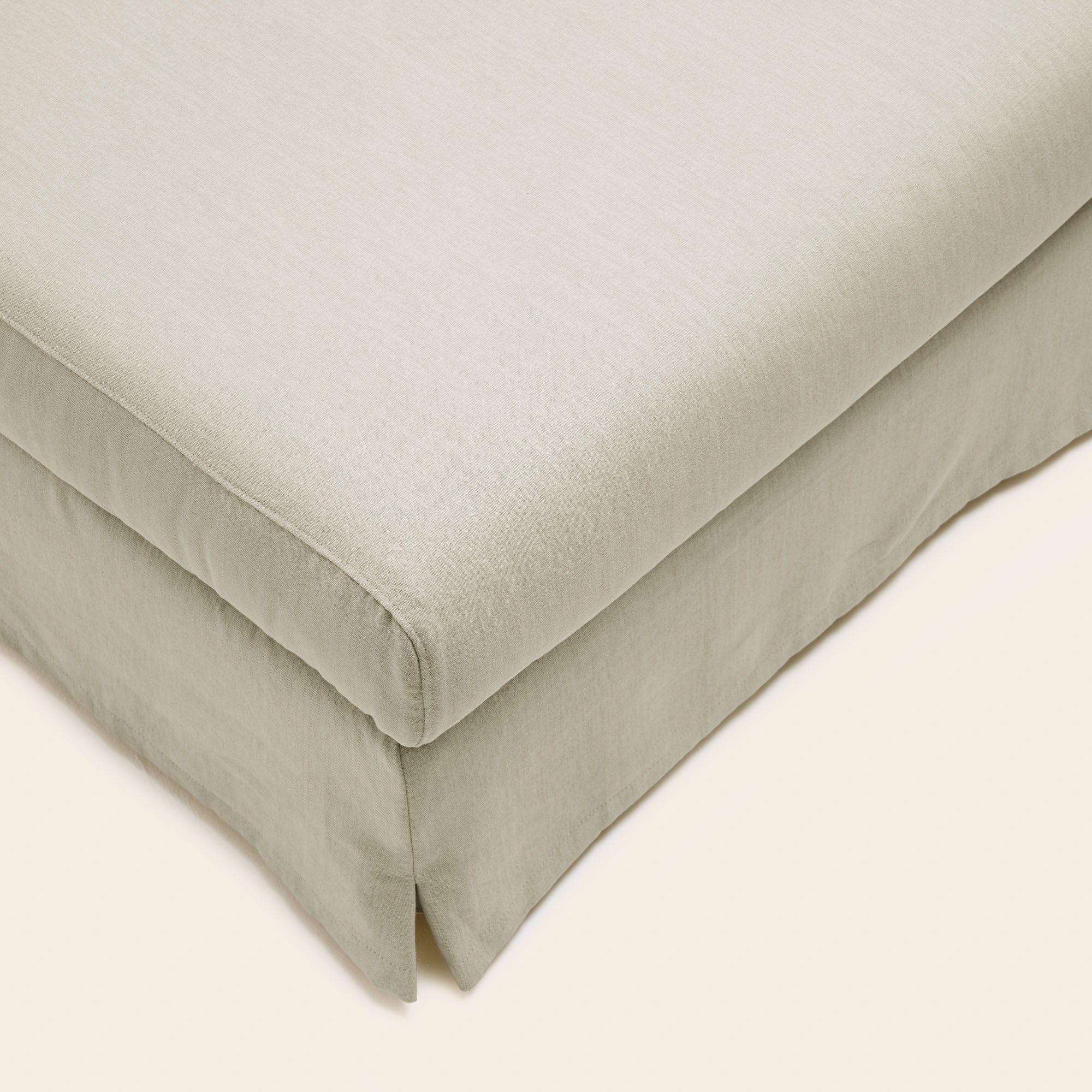 Fauteuil CLARIBEL toile beige chaud