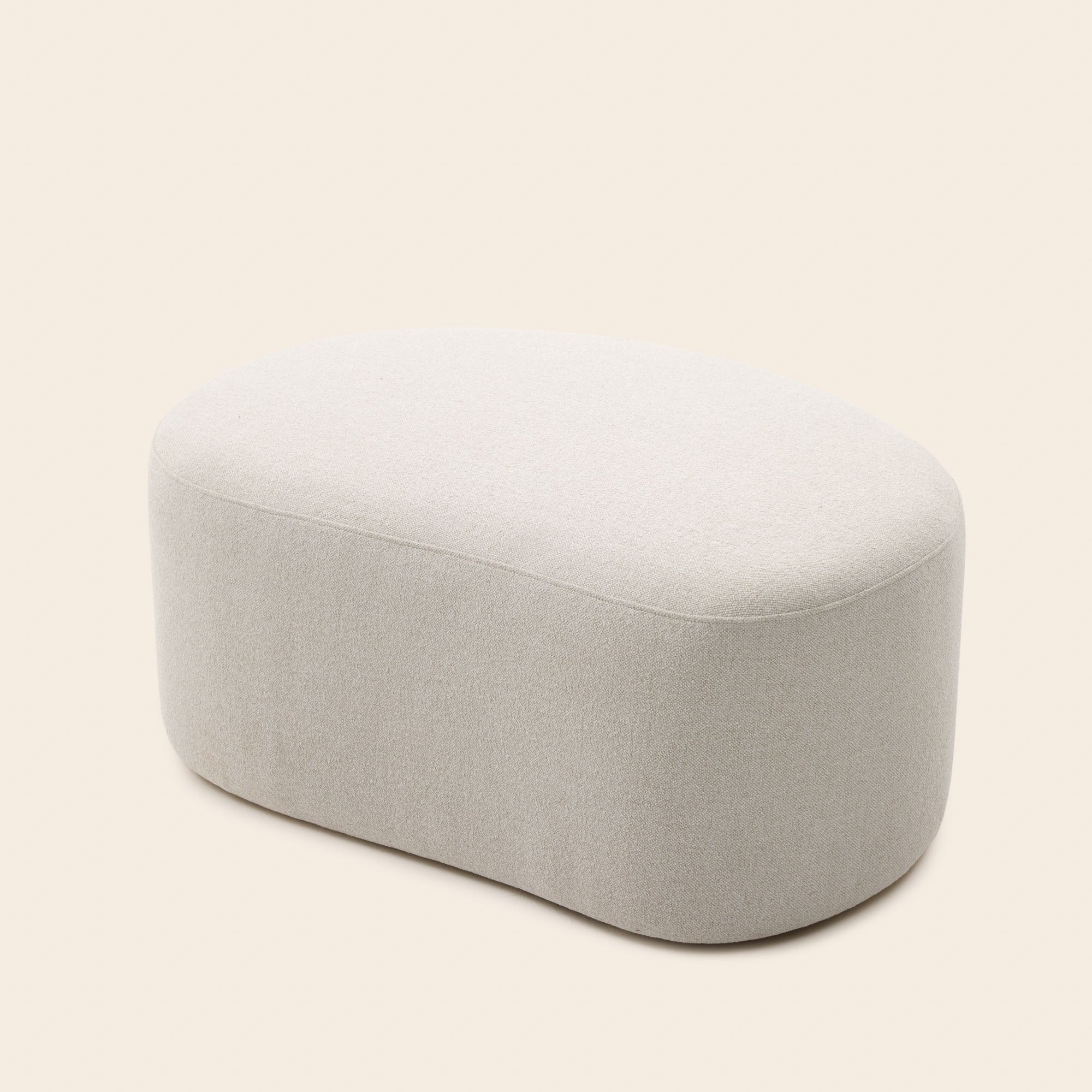 Pouf JULIKA glory ivoire