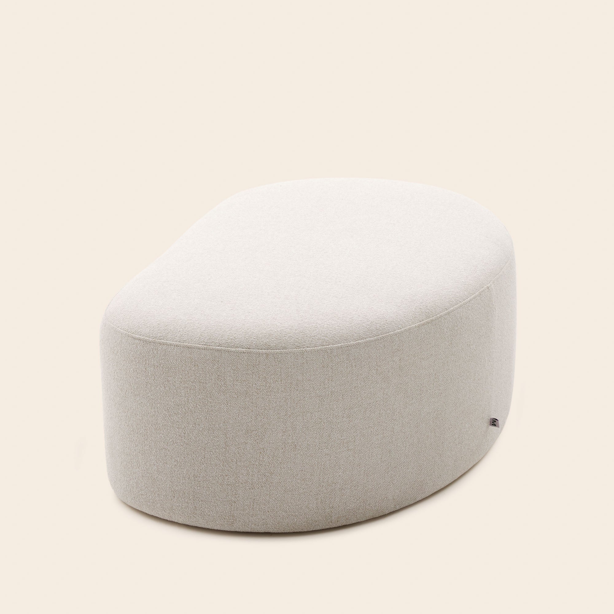 Pouf JULIKA glory ivoire