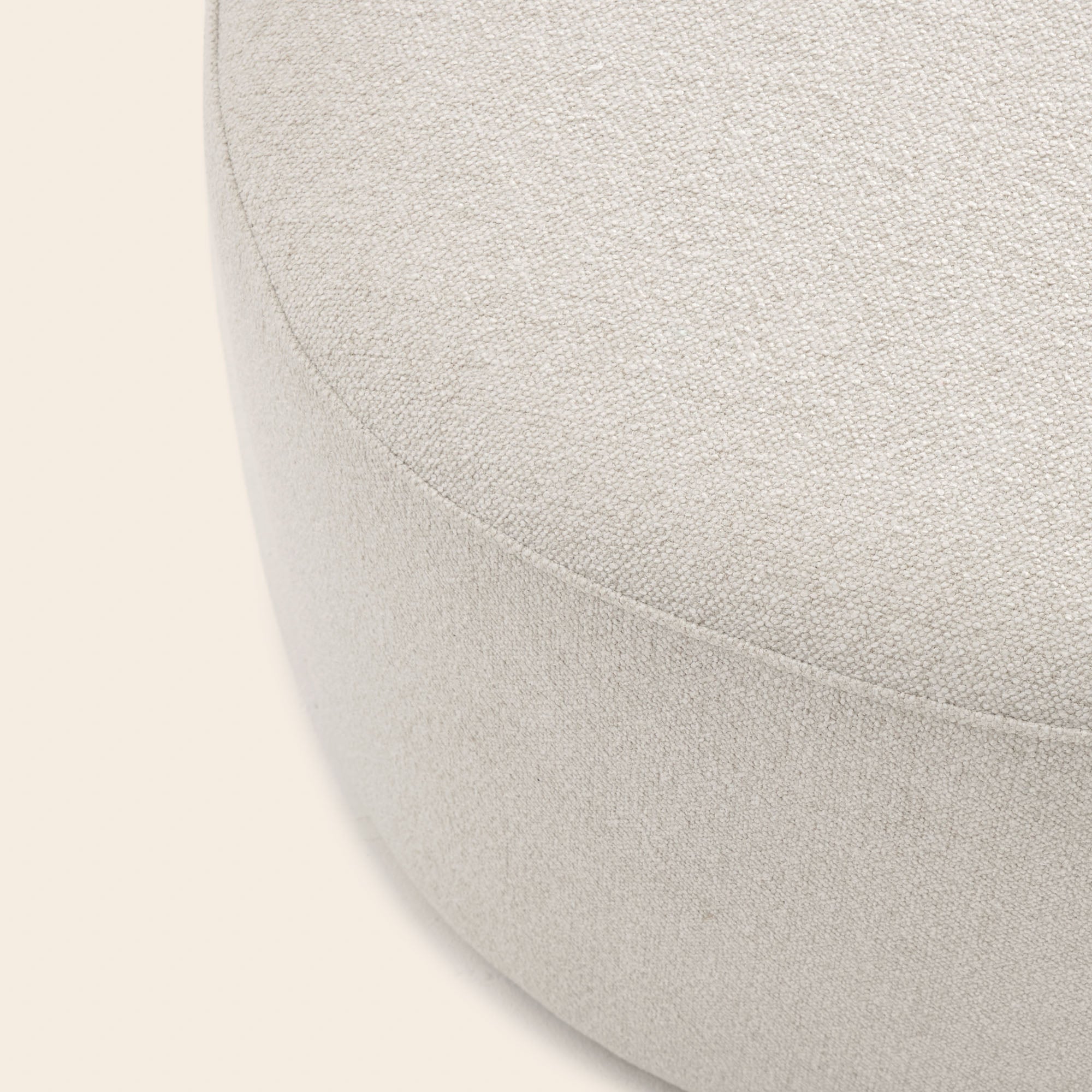 Pouf JULIKA glory ivoire