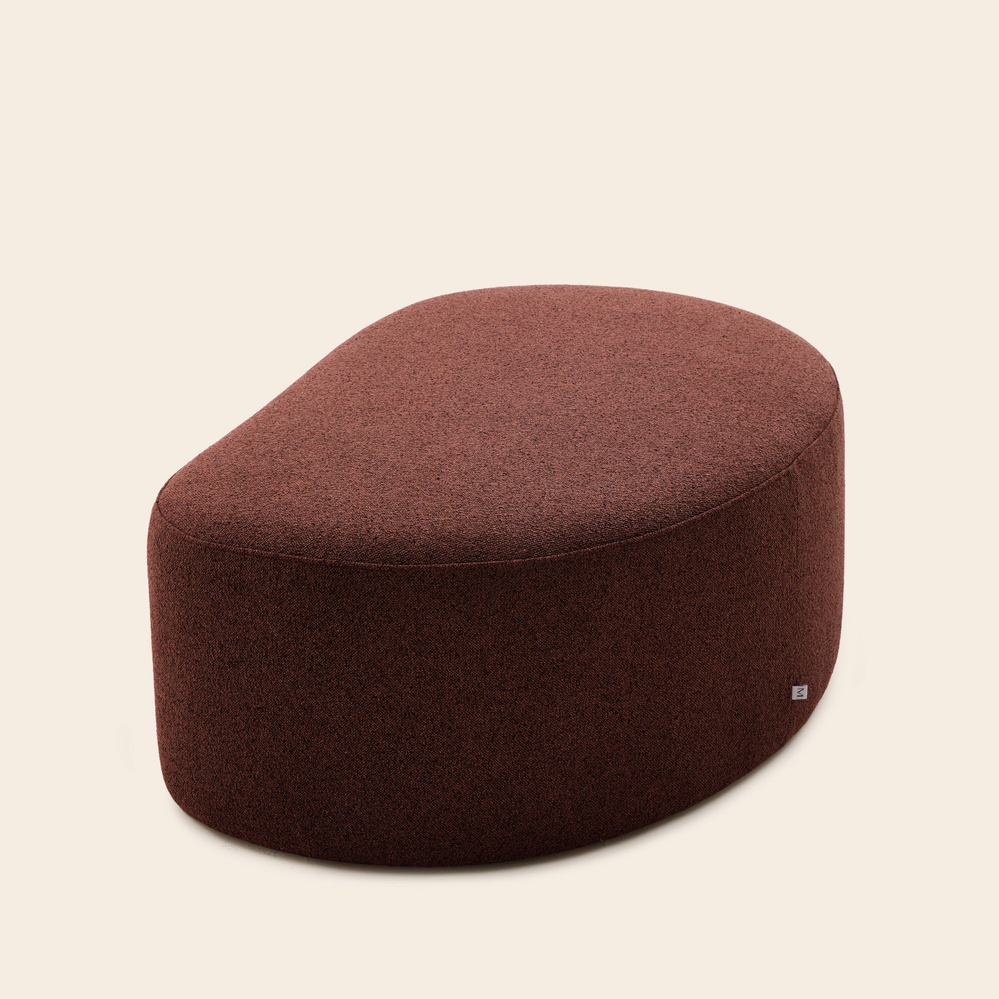 Pouf JULIKA glory rouille
