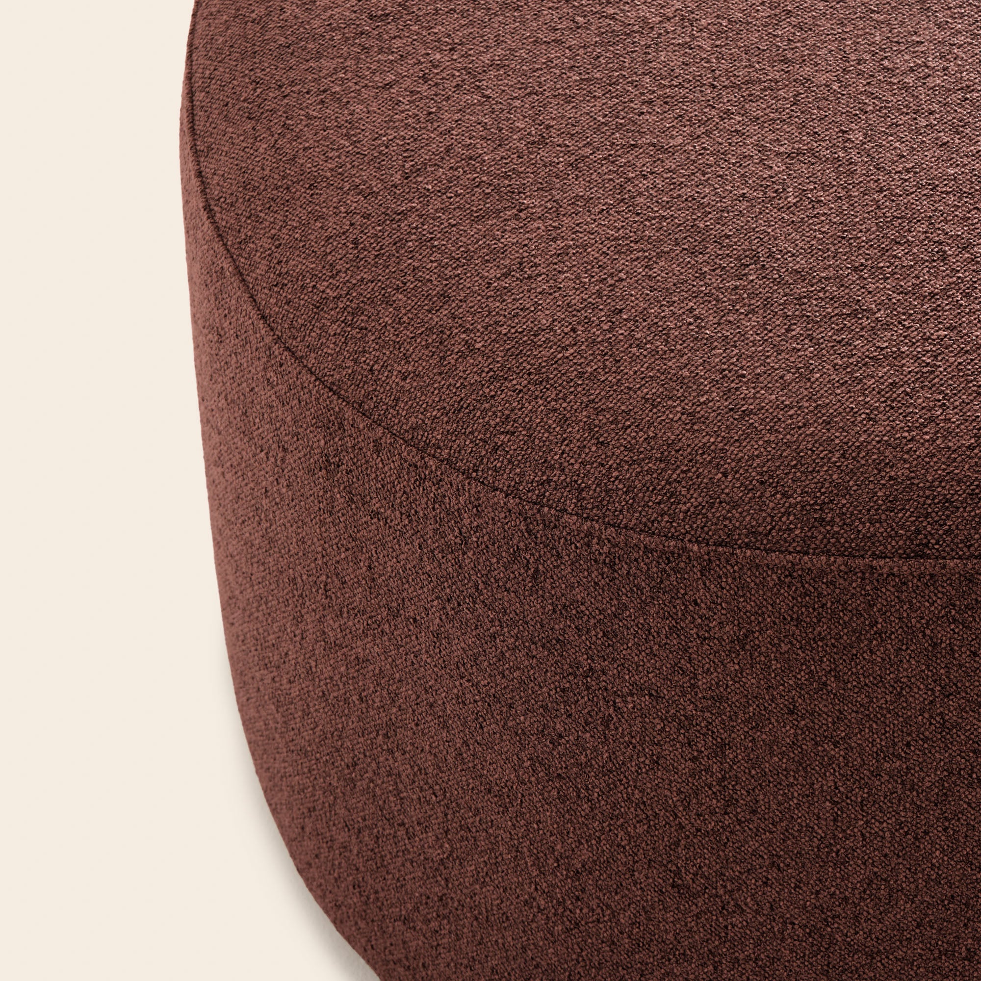 Pouf JULIKA glory rouille