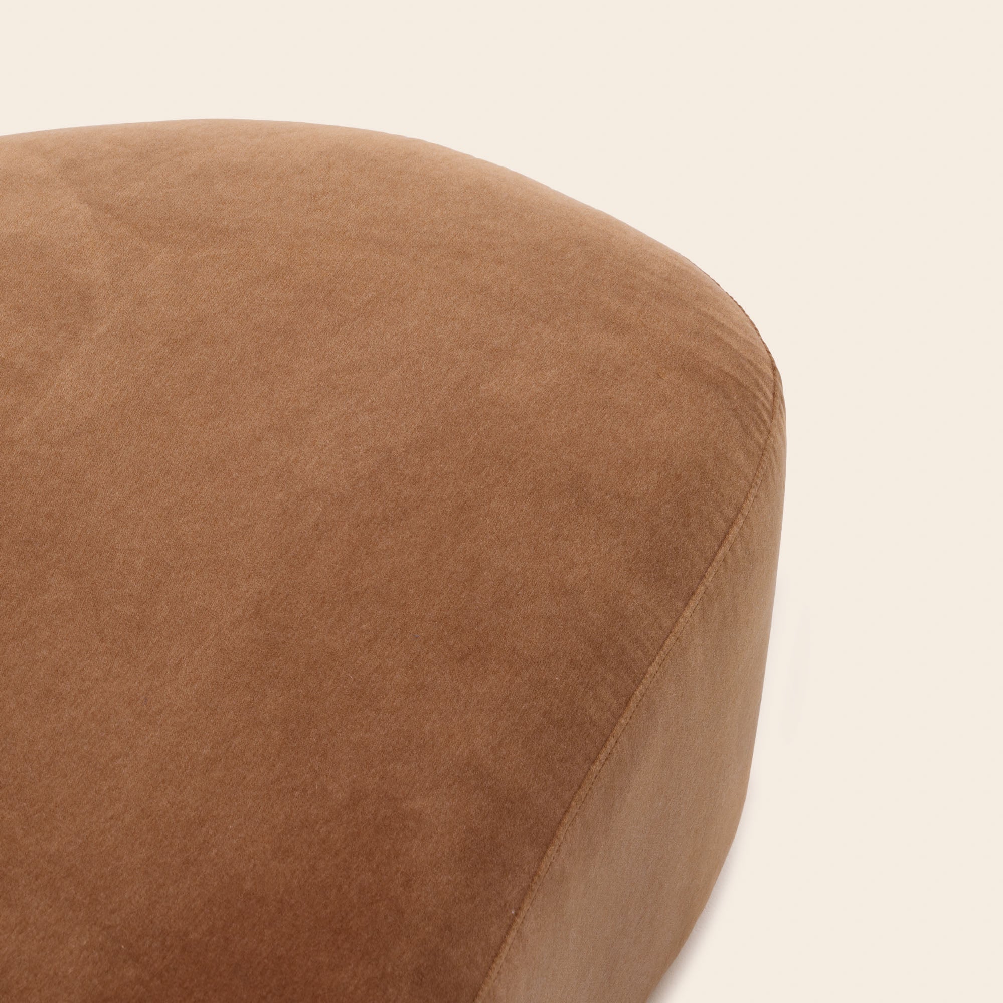 Pouf JULIKA opal caramel