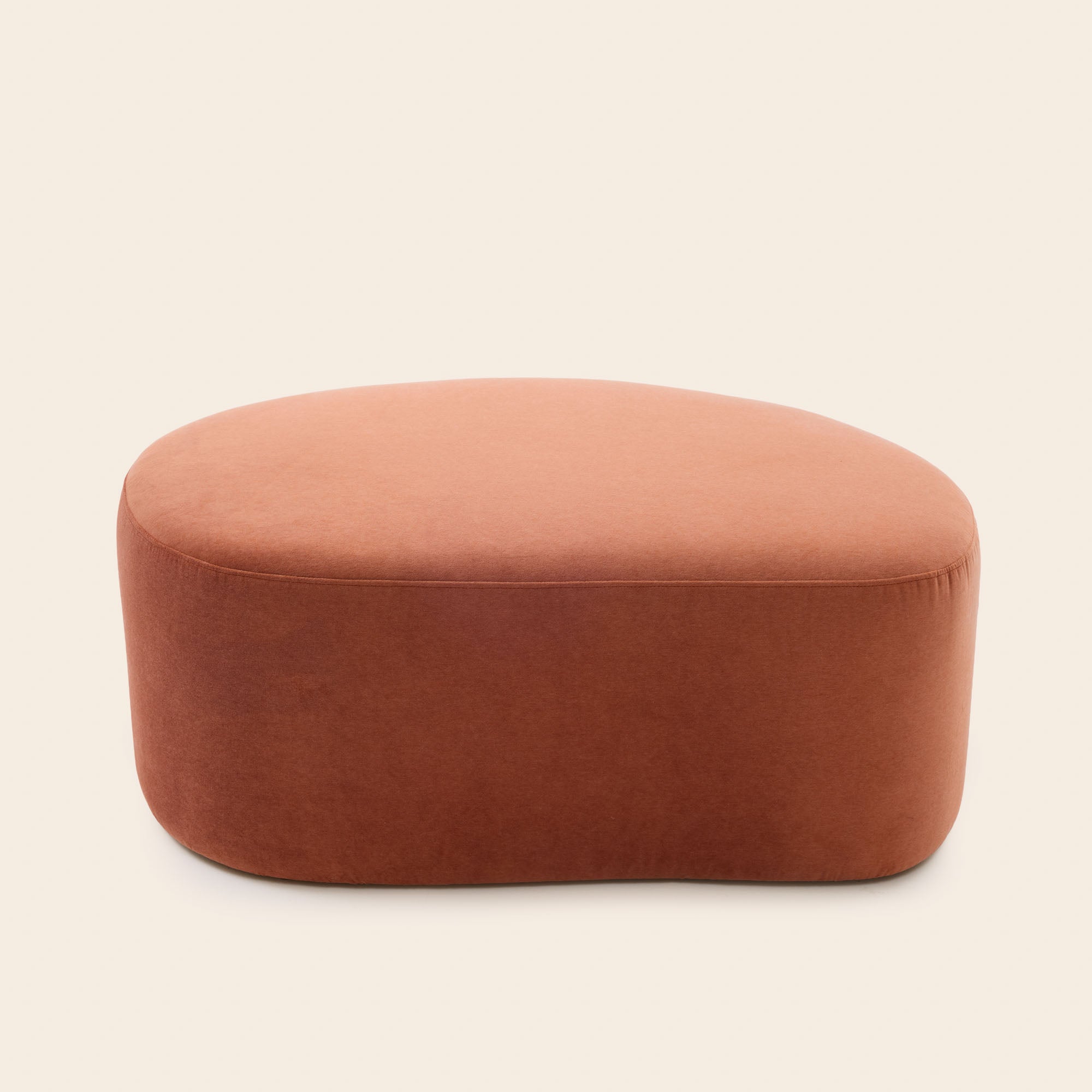 Pouf JULIKA opal orange corail