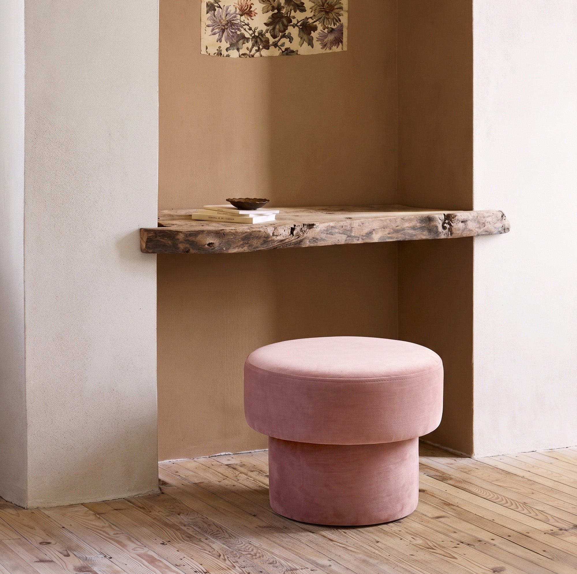 POPPIE pouf dalila pink peach