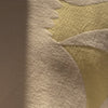 Couvre-lit FLAURIA ivoire et jaune pastel