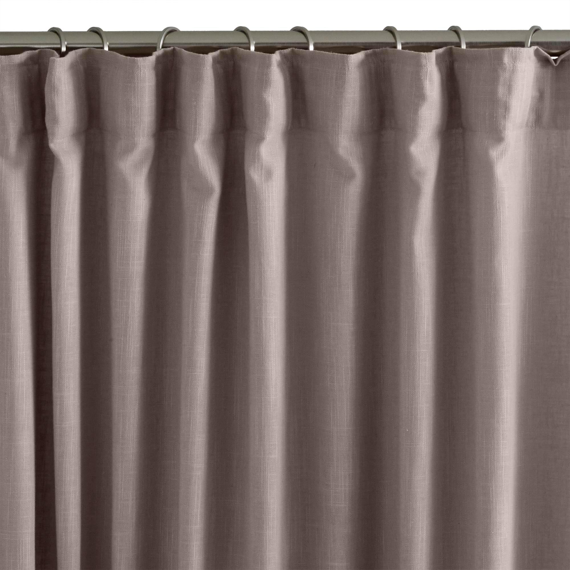 Rideau à galon fronceur BELLEVUE Gris clair
