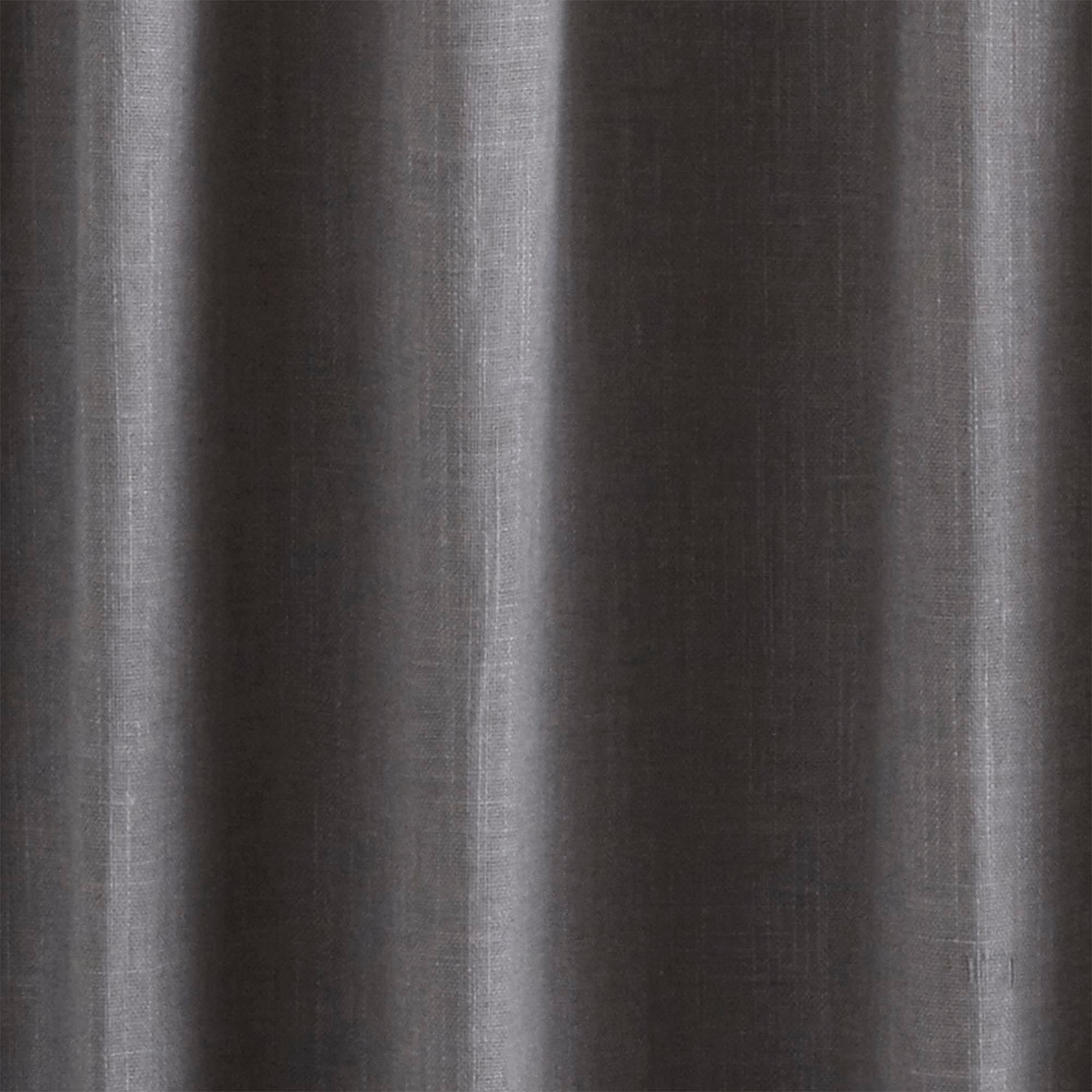 Rideau à galon fronceur BELLEVUE gris foncé 