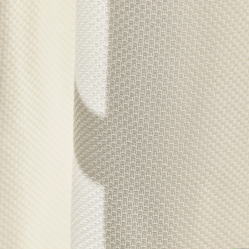 Tenda con treccia arricciata COCONUT avorio