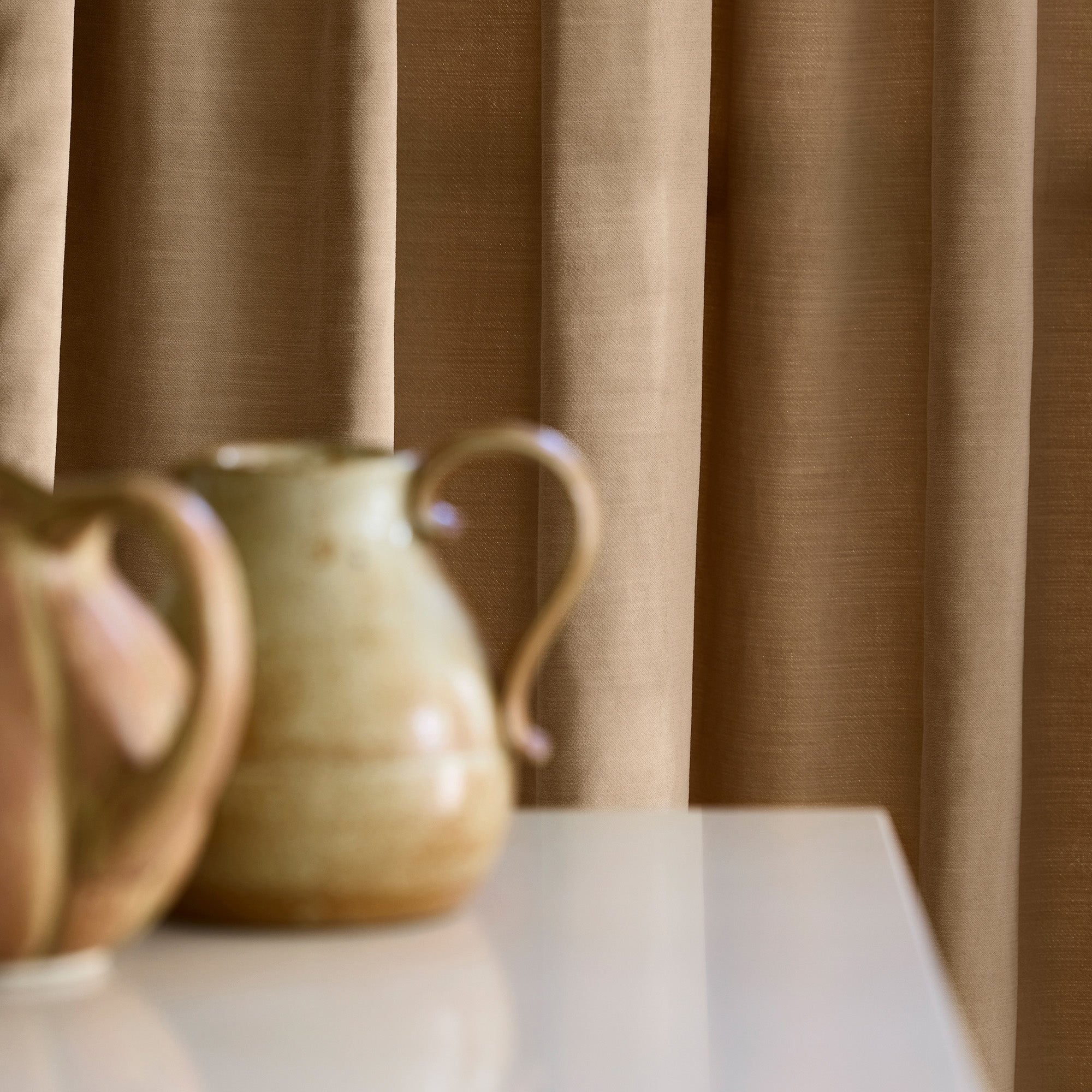 Rideau à galon fronceur DALILA beige chic