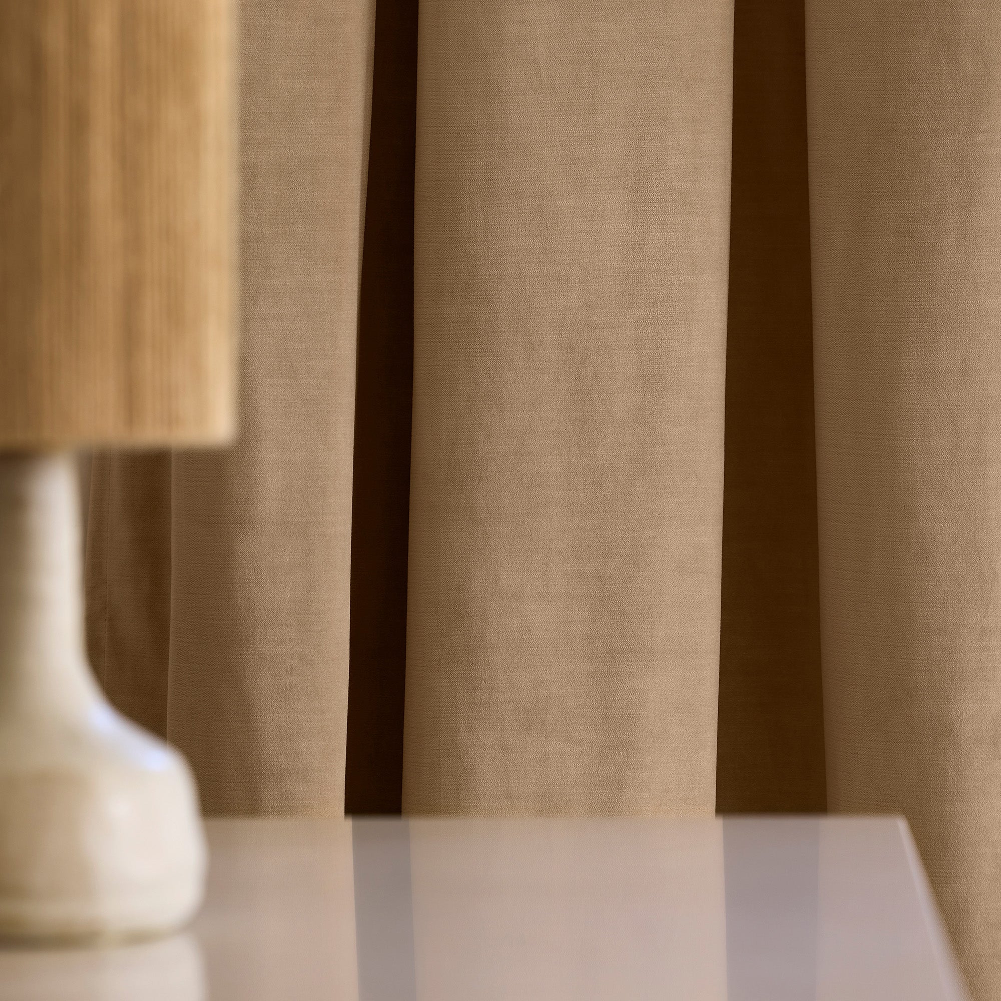 Rideau à oeillets dorés DALILA beige chic