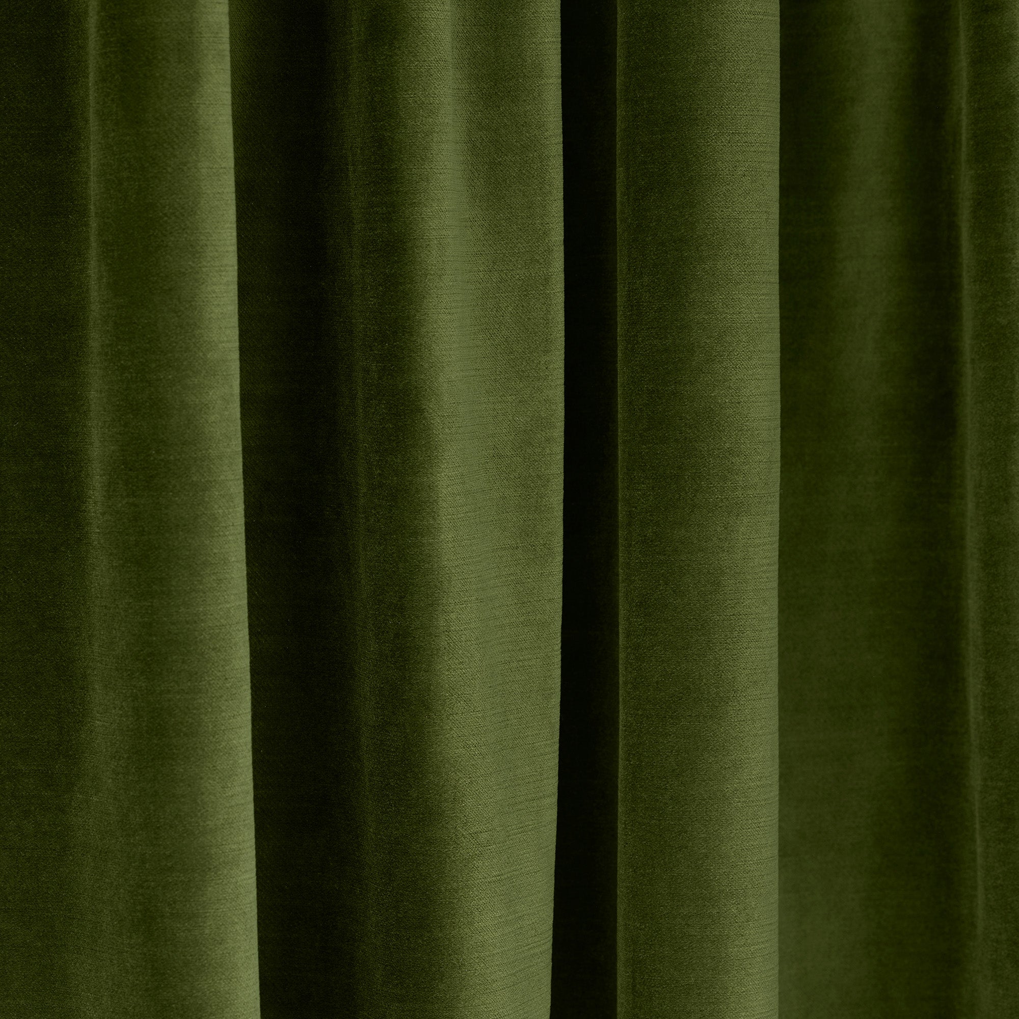 Rideau à oeillets dorés DALILA vert olive