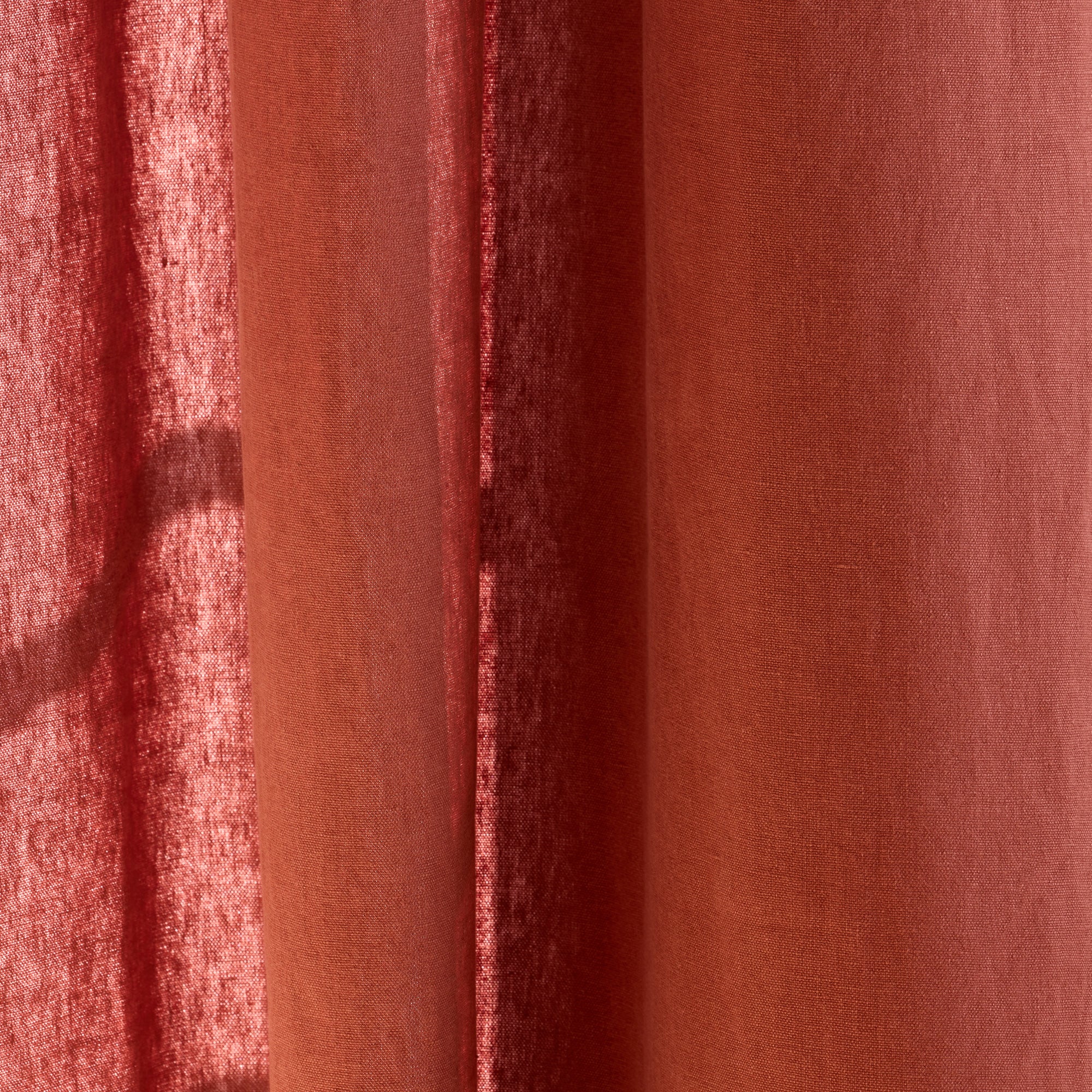 NINO brick and scallop gold eyelet curtain