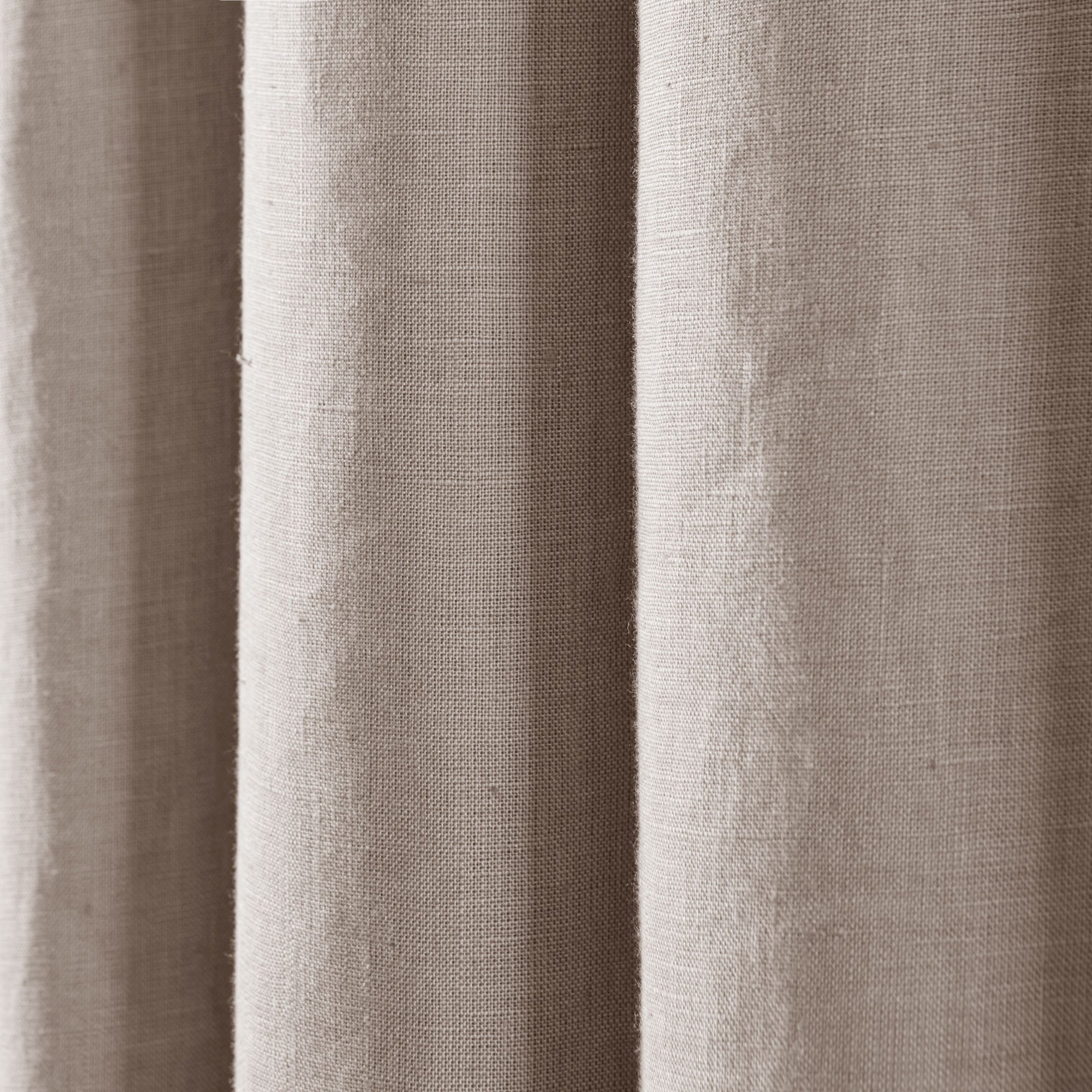 Rideau galon fronceur doublé occultant CARLINA ficelle