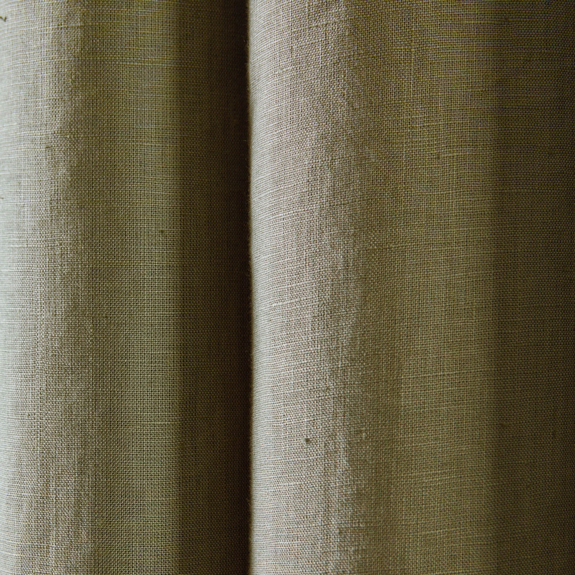 Rideau oeillets doublé occultant CARLINA kaki grisé | mobile_slider