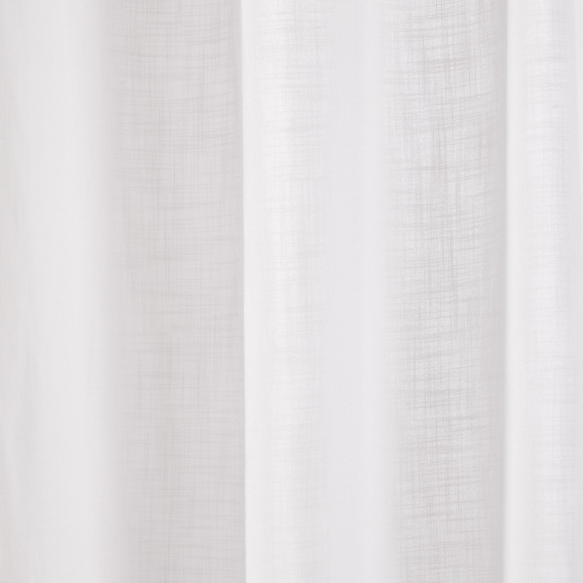Rideau panneau CARLINA NON FEU blanc pur et bourdon noir | mobile_slider