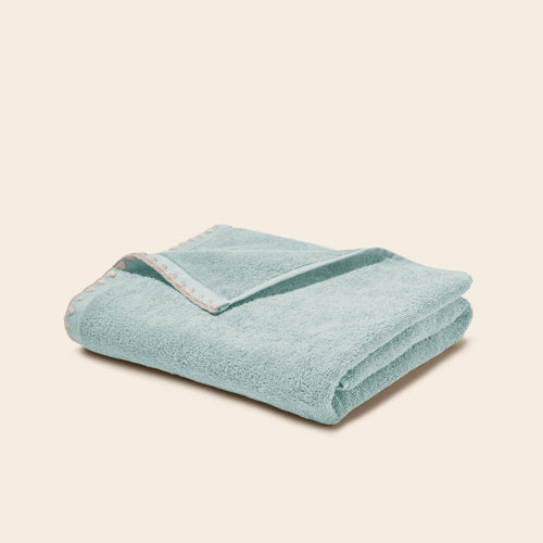 Madura - NERYDA Celadon and Beige Hand Towel