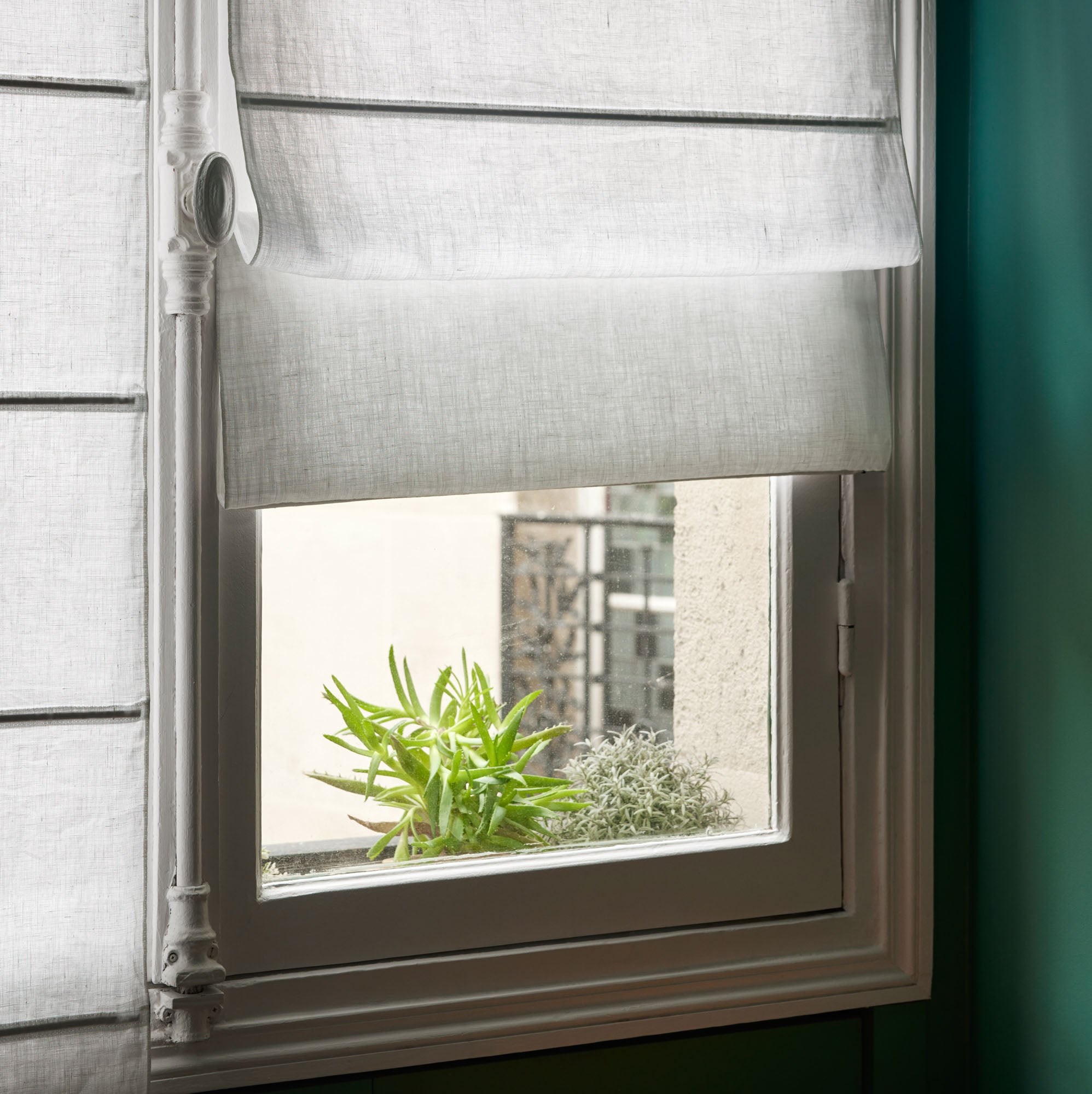 Store bateau CARLINA blanc pur