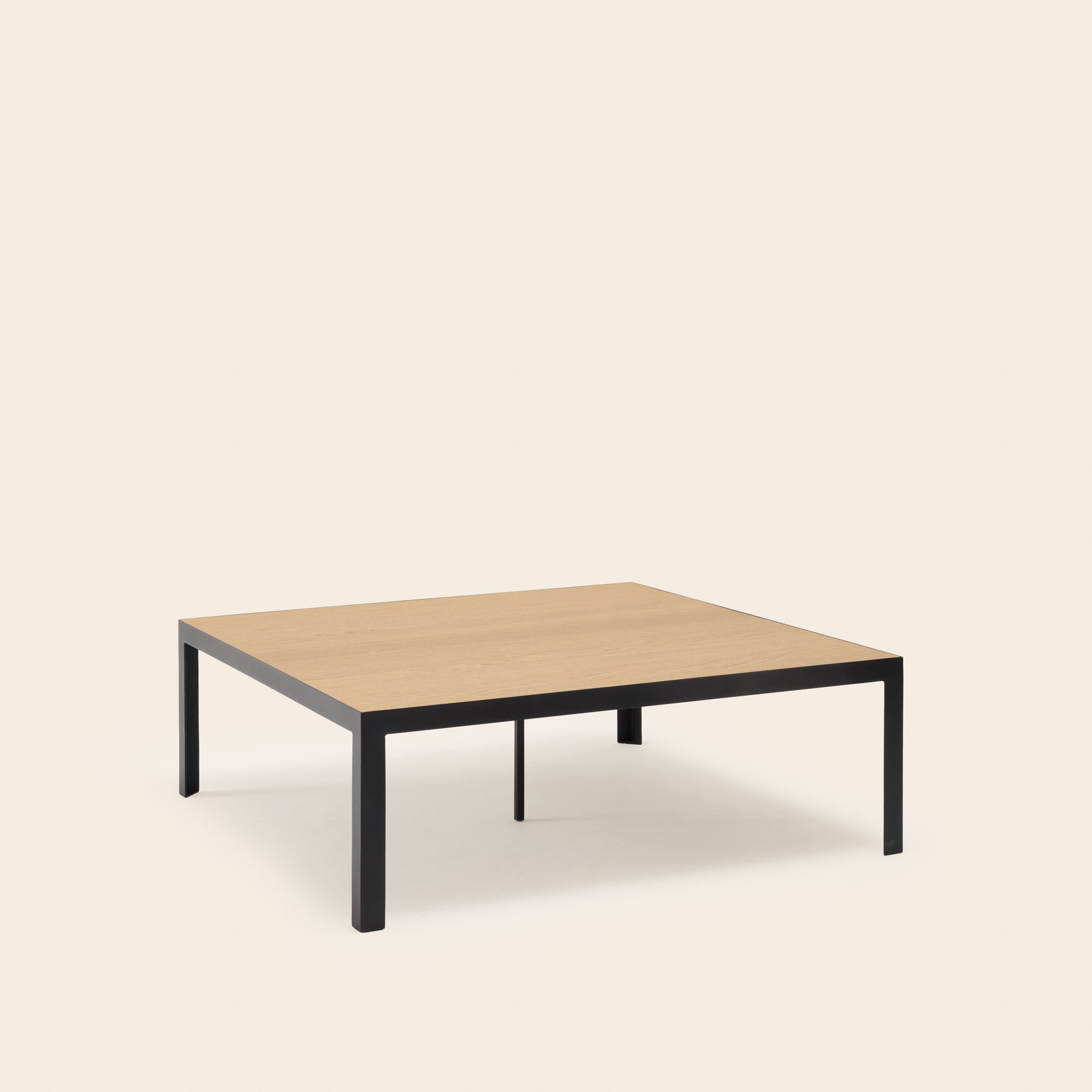 Table basse ORELIA bois et métal noir