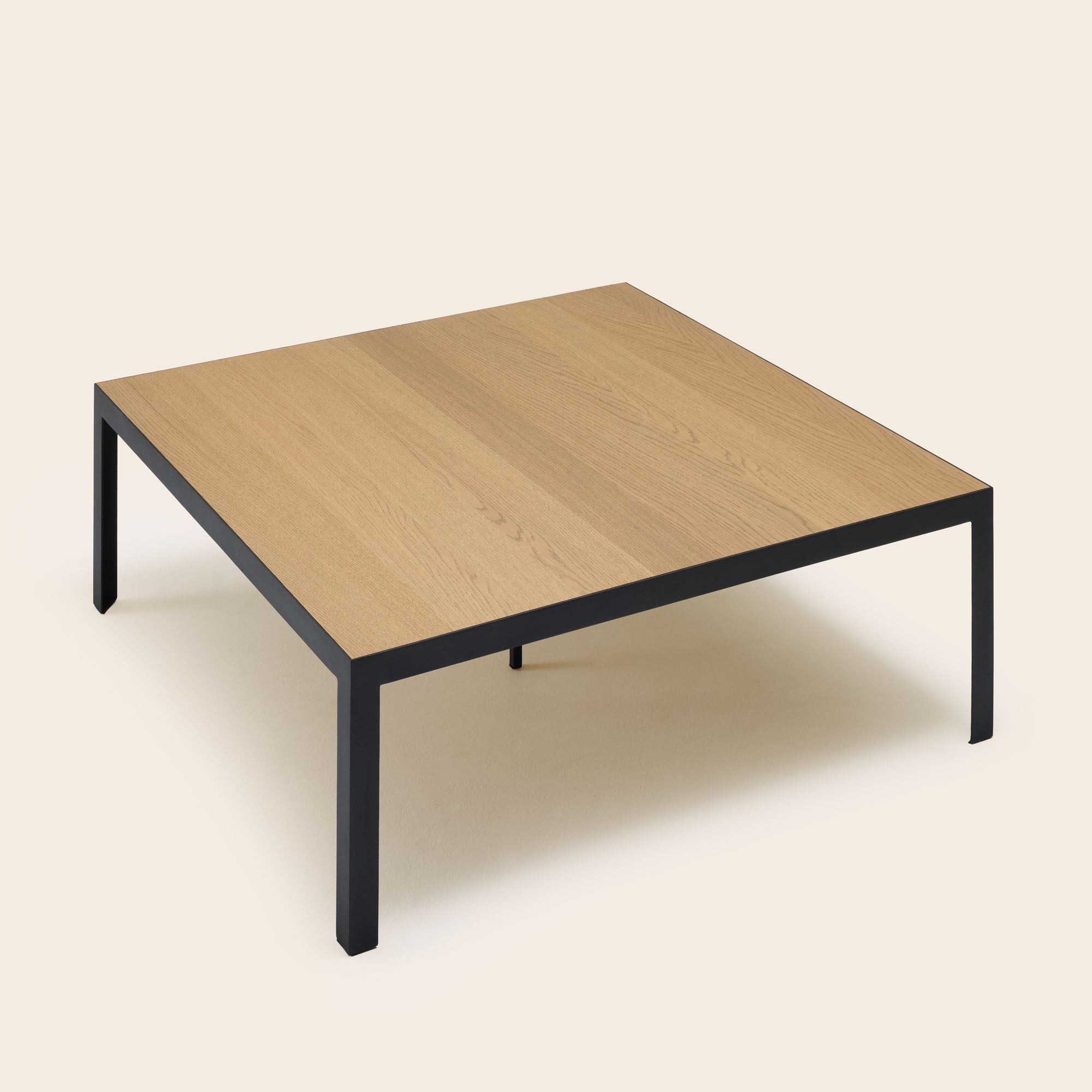 Table basse ORELIA bois et métal noir