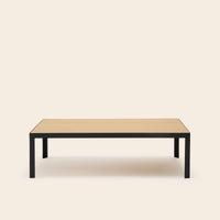 Table basse ORELIA bois et métal noir