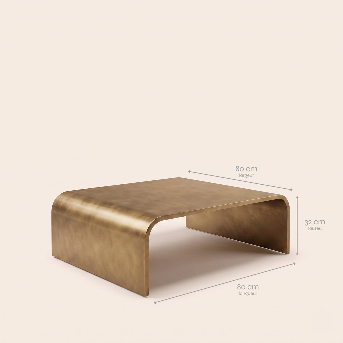 Table basse TALIKA laiton