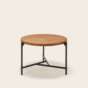 THIMEA salontafel gerecycled teak en zwart