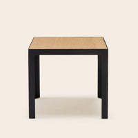 Table d'appoint ORELIA bois et métal noir