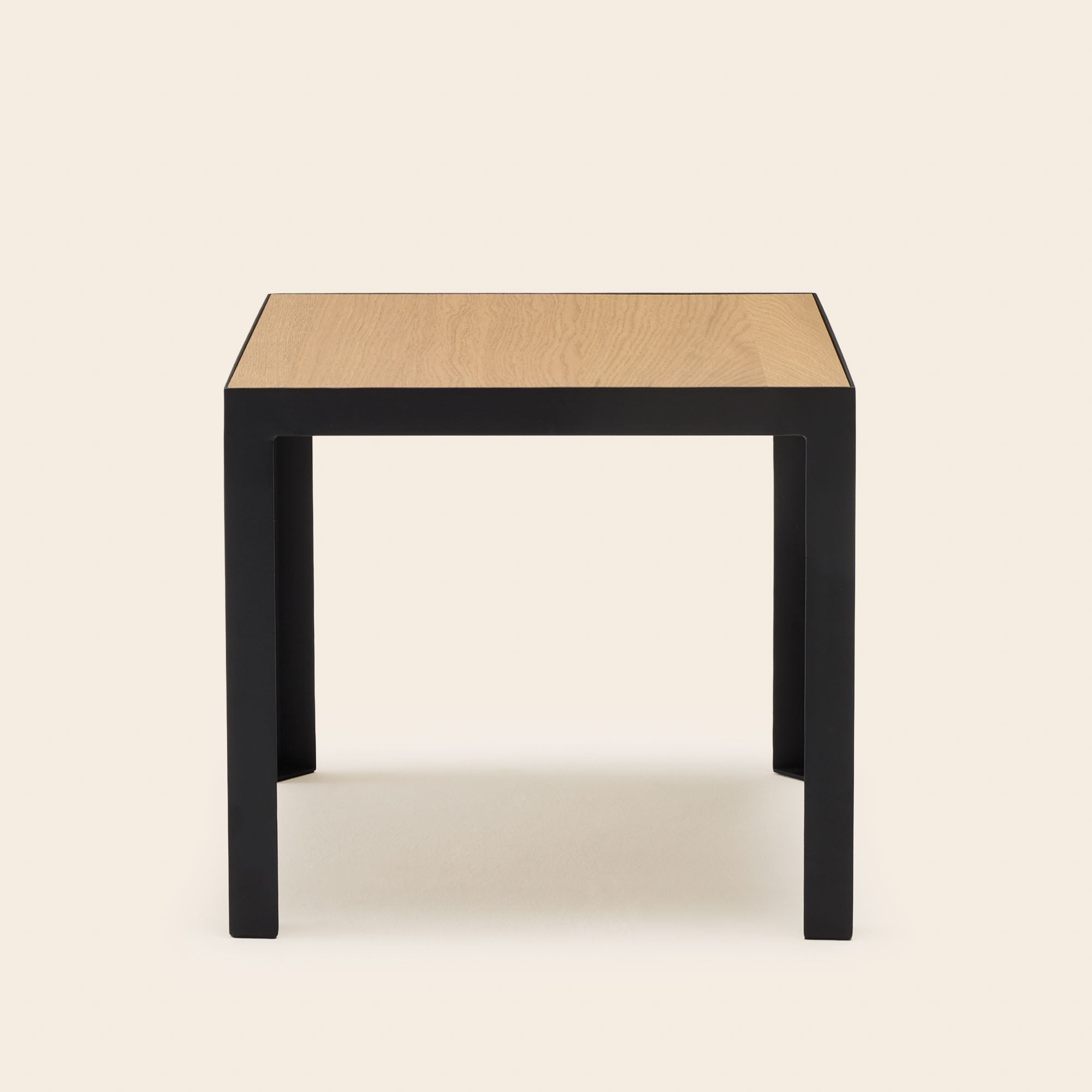 Table d'appoint ORELIA bois et métal noir