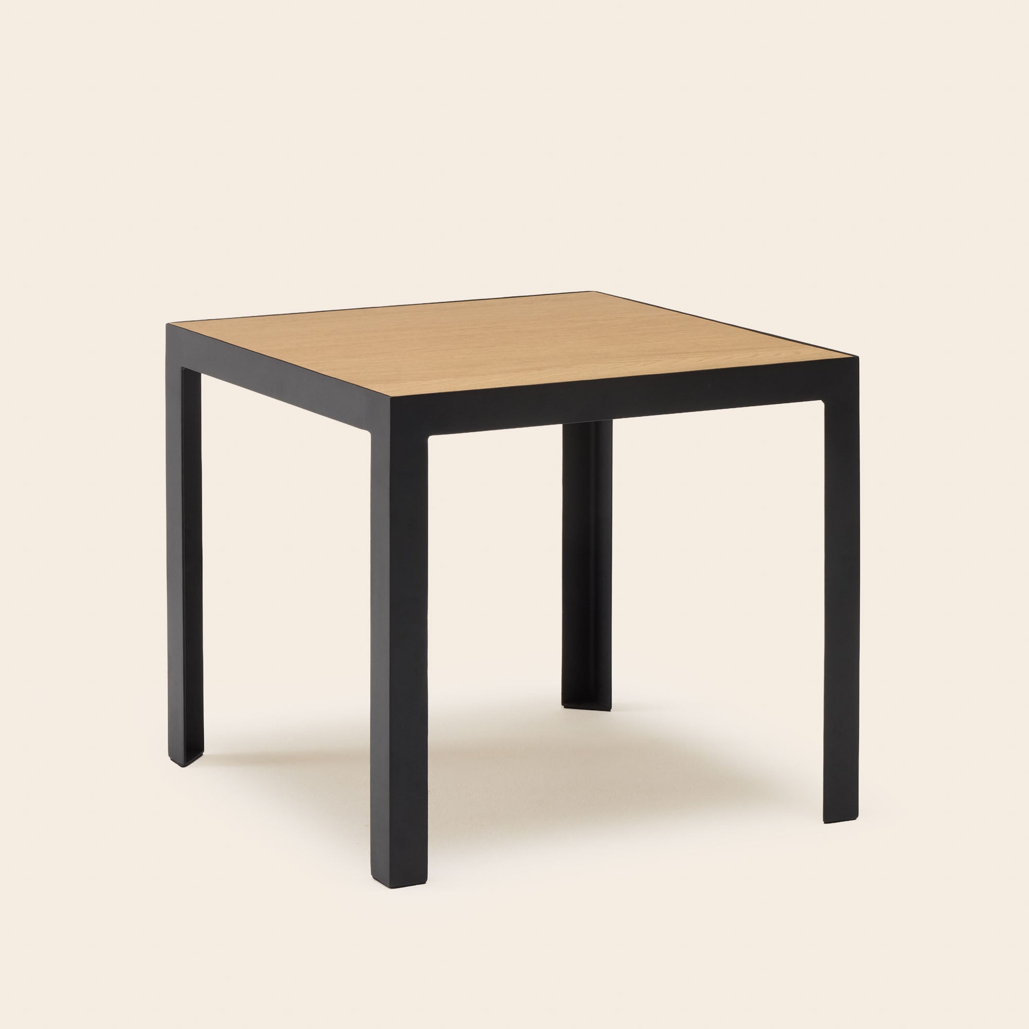 Table d'appoint ORELIA bois et métal noir