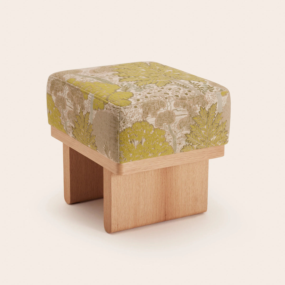 Tabouret ANCA alisia jaune sulfure naturel