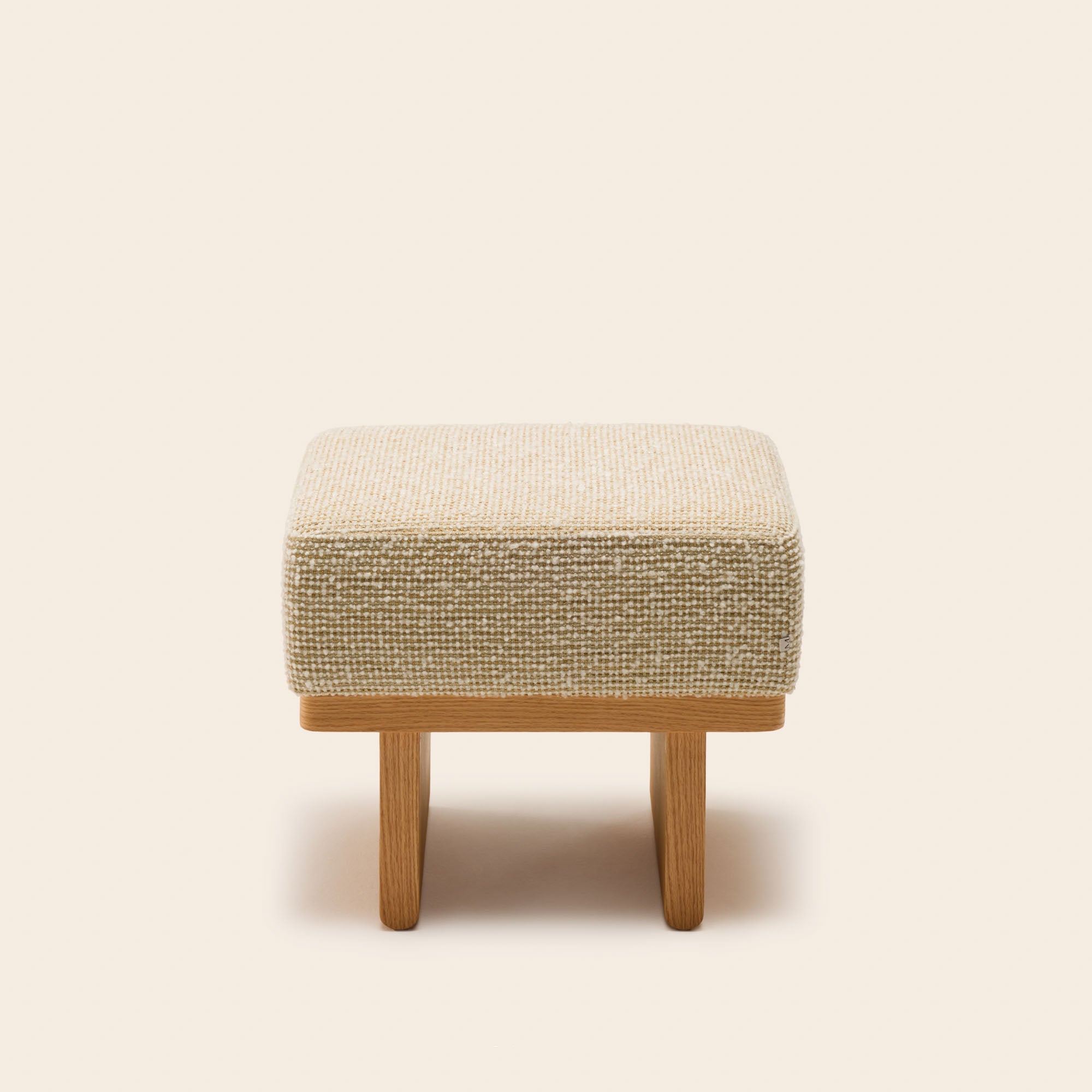 ANCA pietro stool ivory and natural