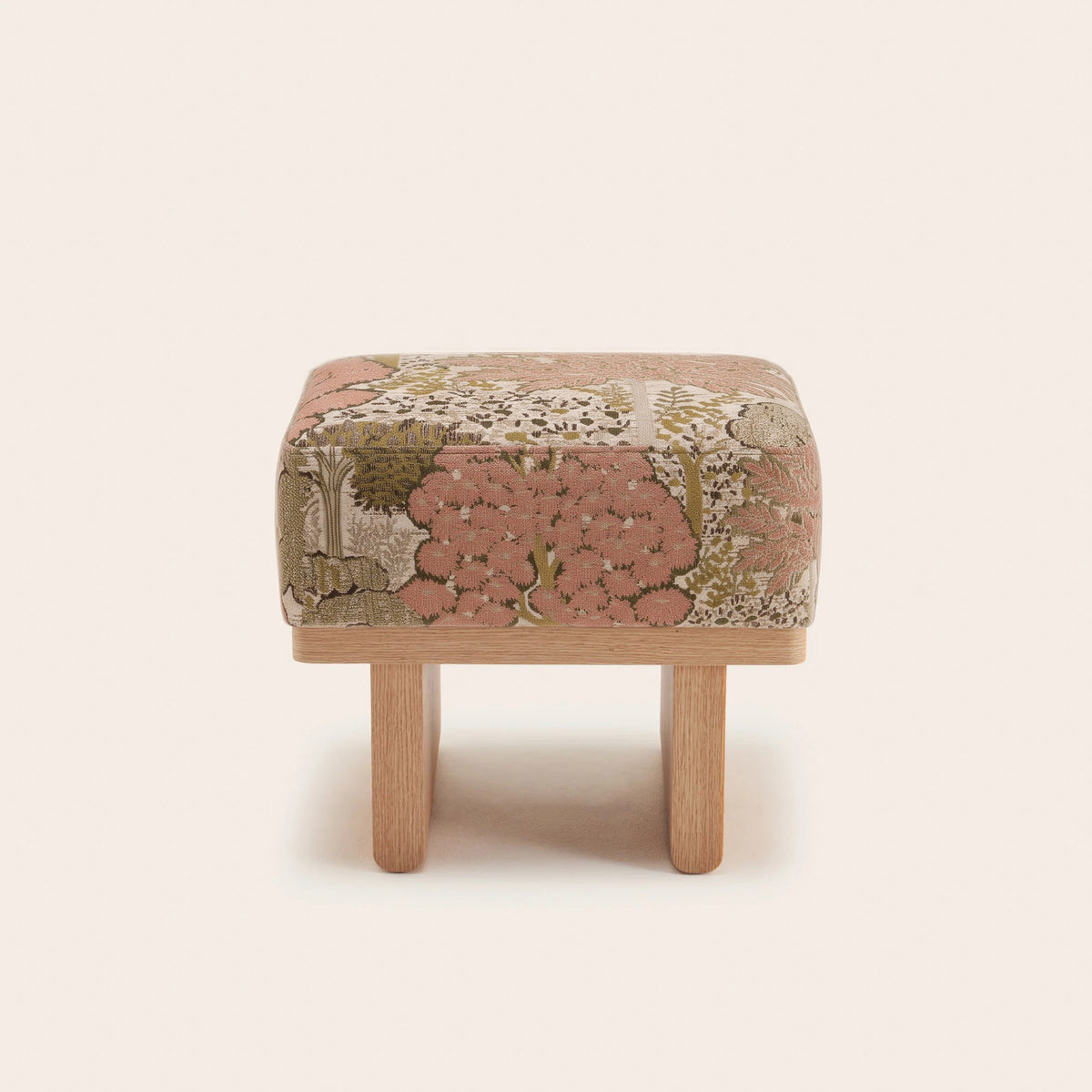 Tabouret ANCA alisia naturel et rose orangé