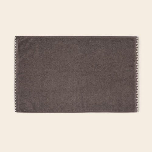 Madura - NERYDA ash brown and beige bath mat
